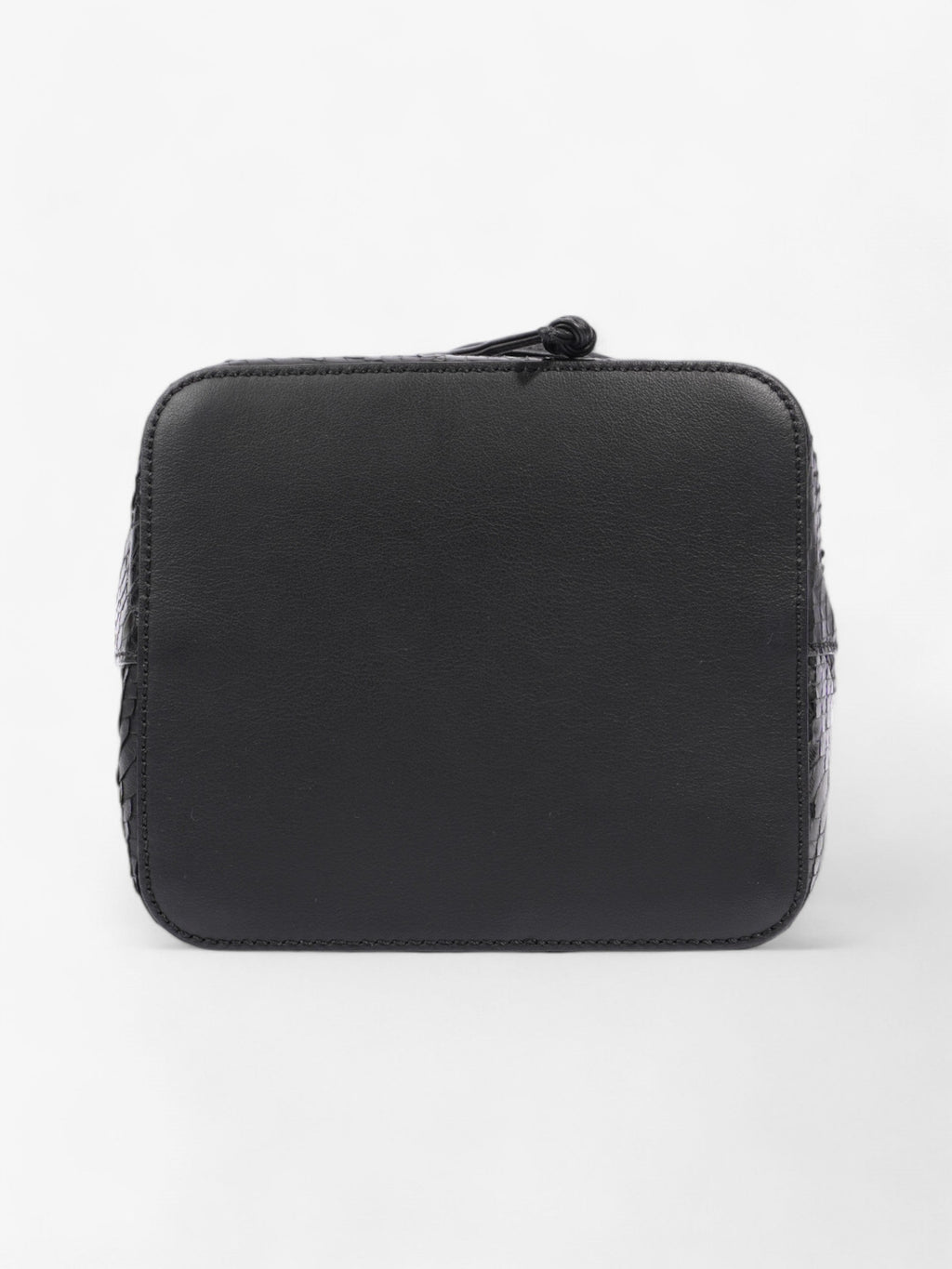 Fendi Mon Tresor Bucket Bag Black Embossed Leather