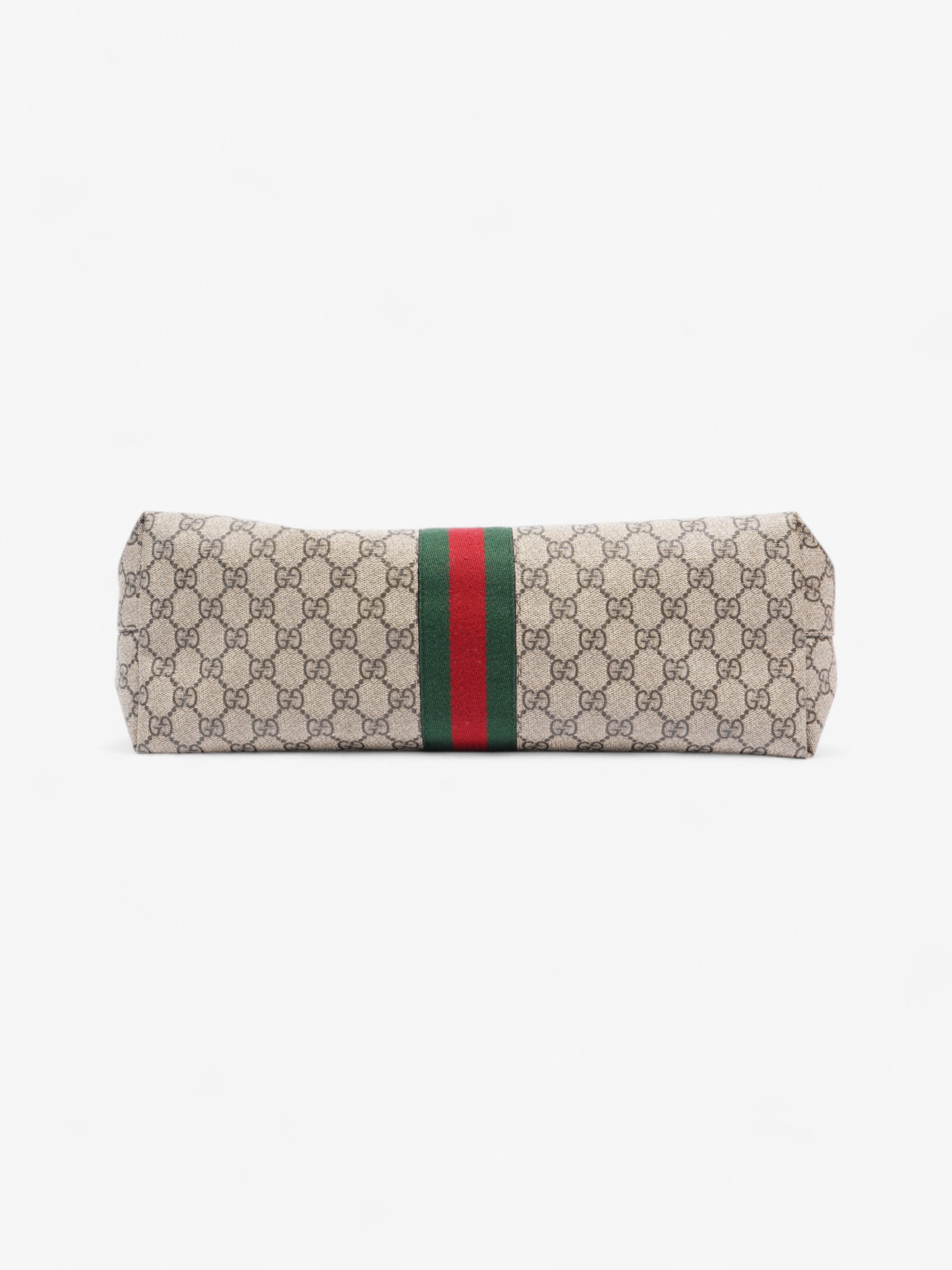 Gucci Ophidia GG Tote GG Supreme / Green / Red Canvas Medium