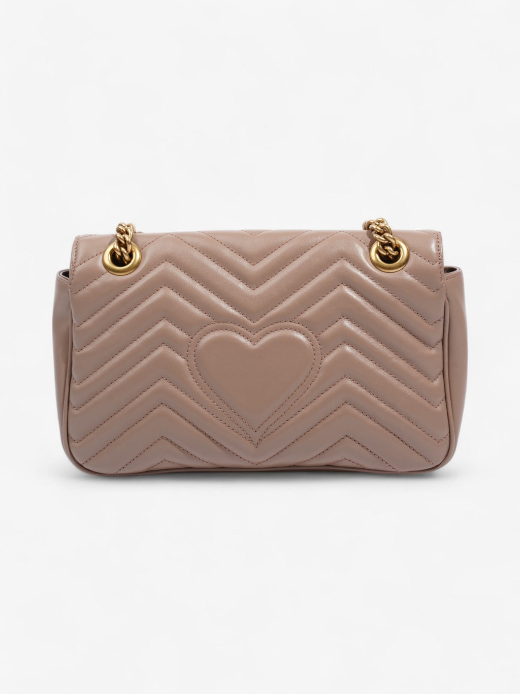 Gucci GG Marmont Rose Beige  Matelasse Leather Small