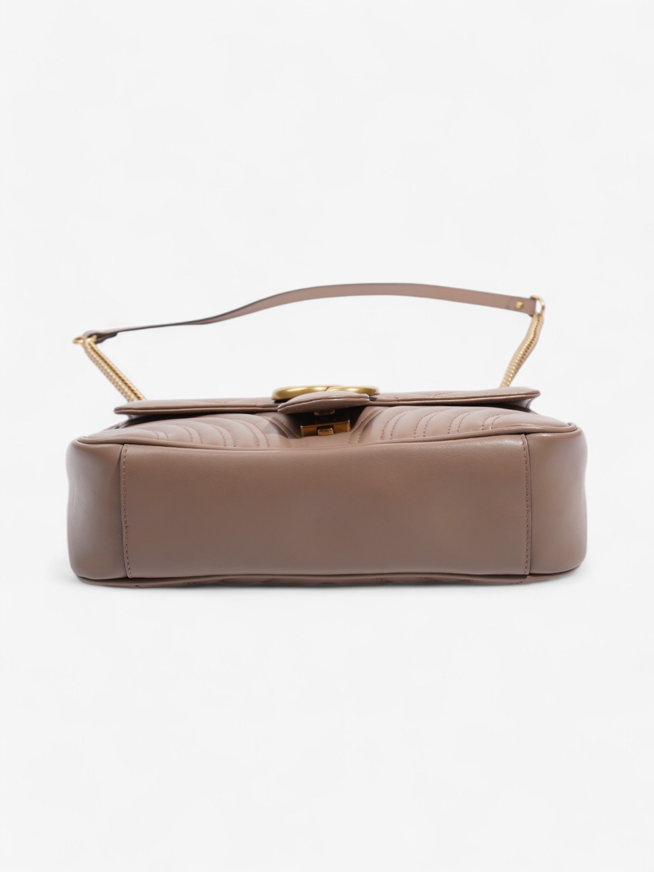 Gucci GG Marmont Rose Beige  Matelasse Leather Small
