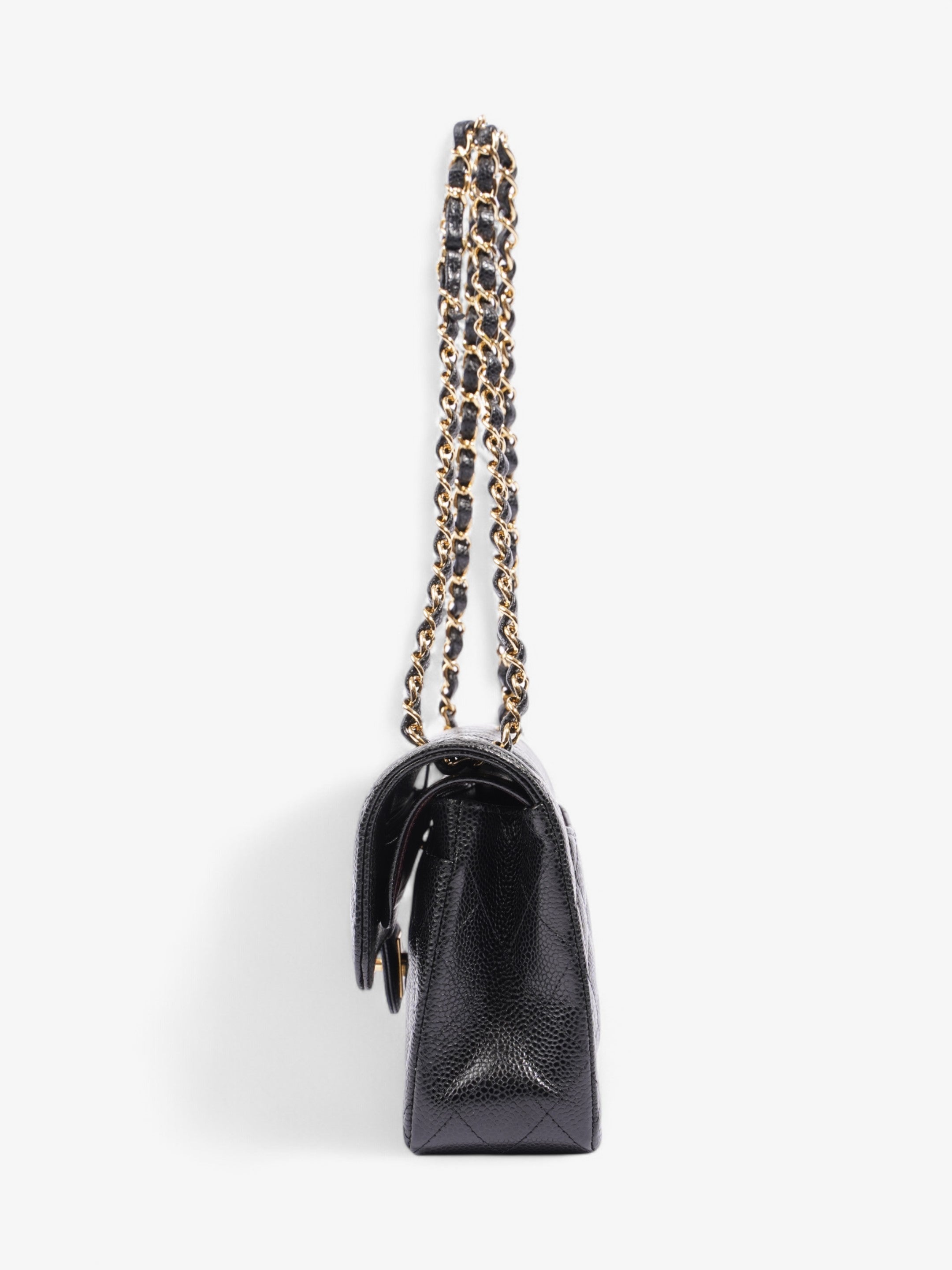 Chanel Classic Double Flap Black Caviar Leather Small