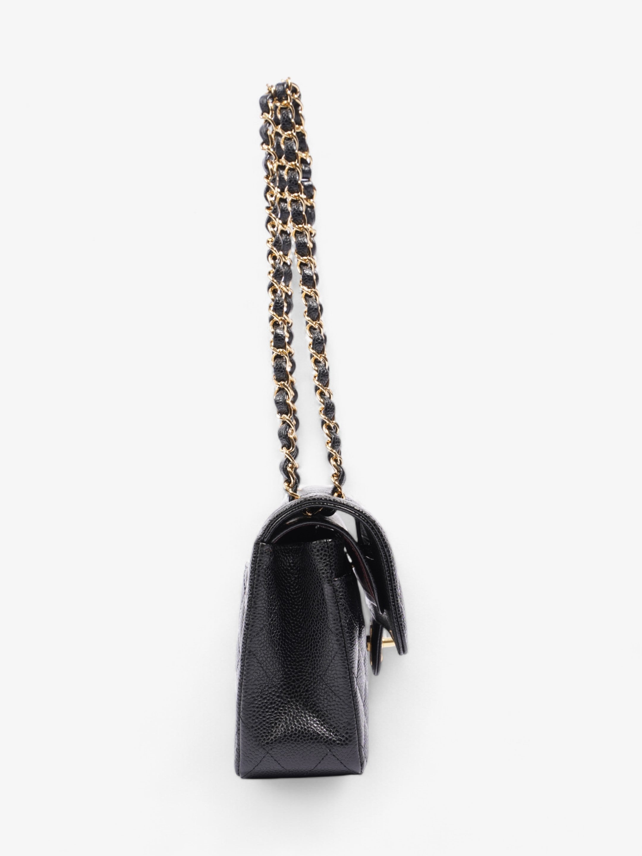 Chanel Classic Double Flap Black Caviar Leather Small
