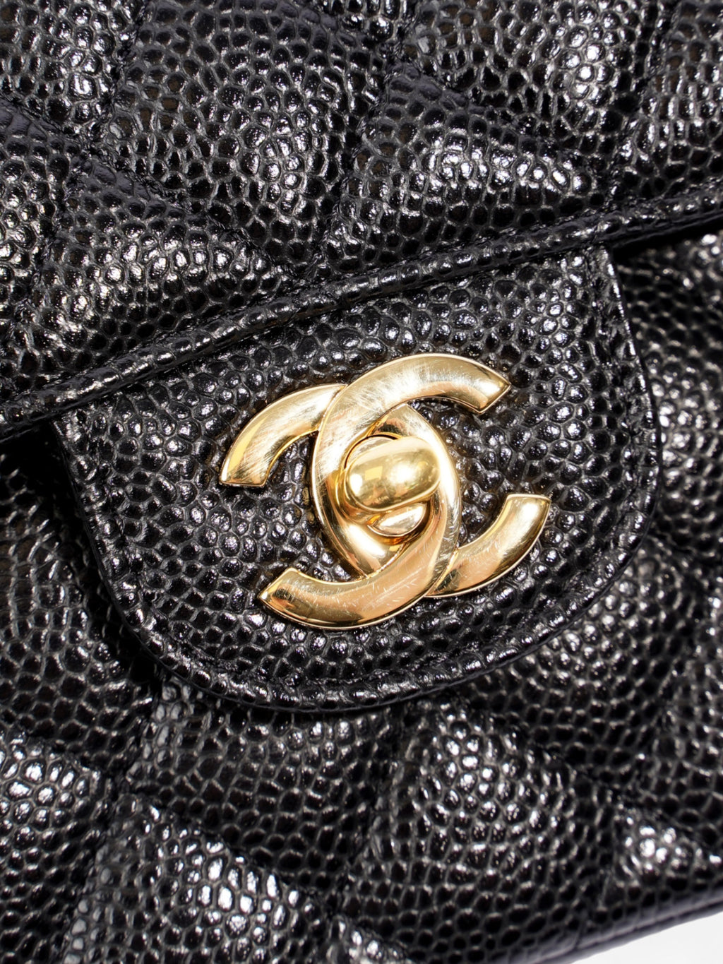 Chanel Classic Double Flap Black Caviar Leather Small
