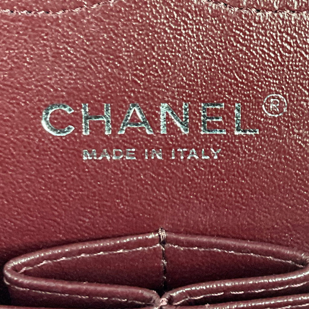 Chanel Double Flap Quilted Caviar Leather Bag