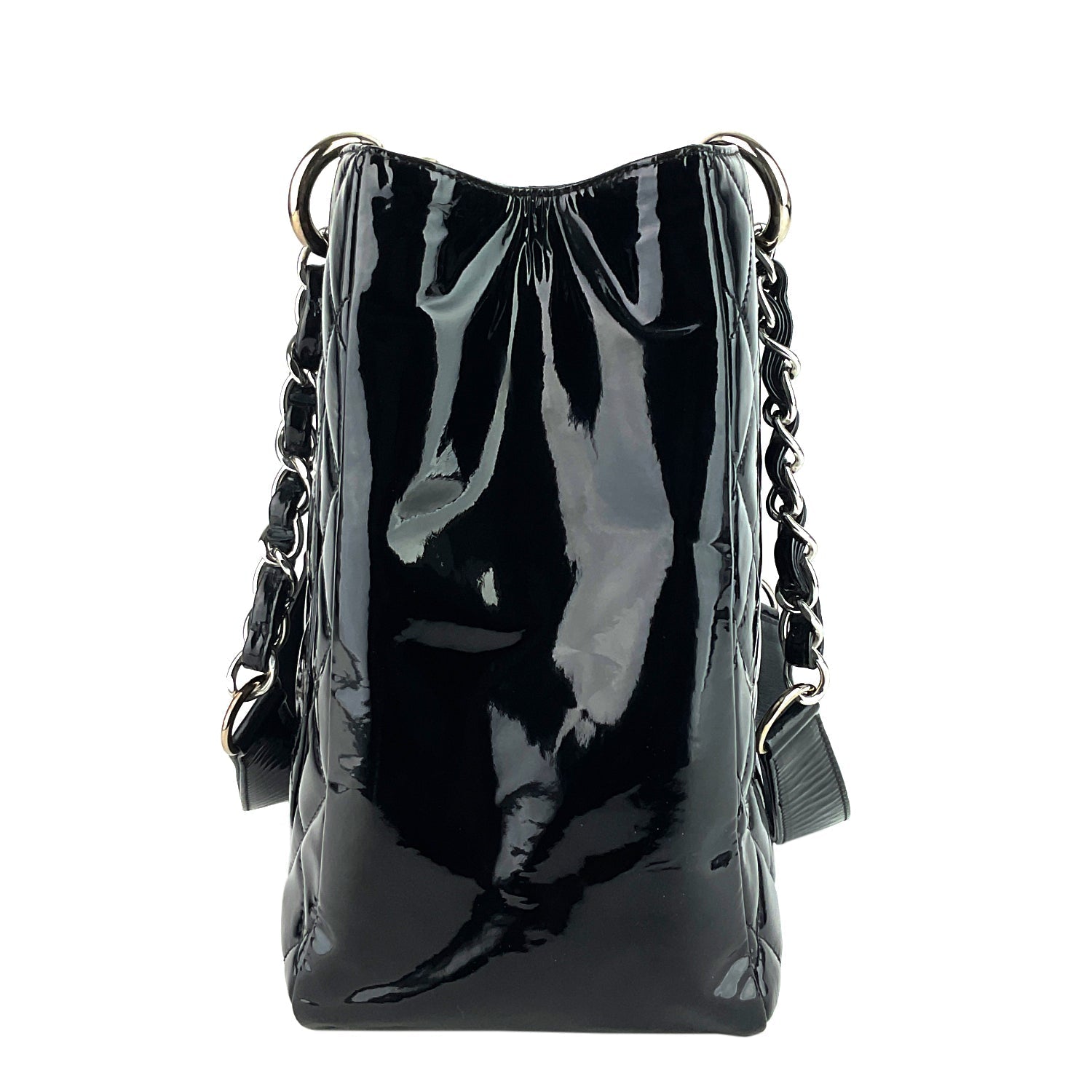 Chanel Grand Shopping Tote GST Patent Leather Bag