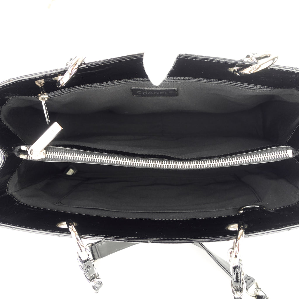 Chanel Grand Shopping Tote GST Patent Leather Bag