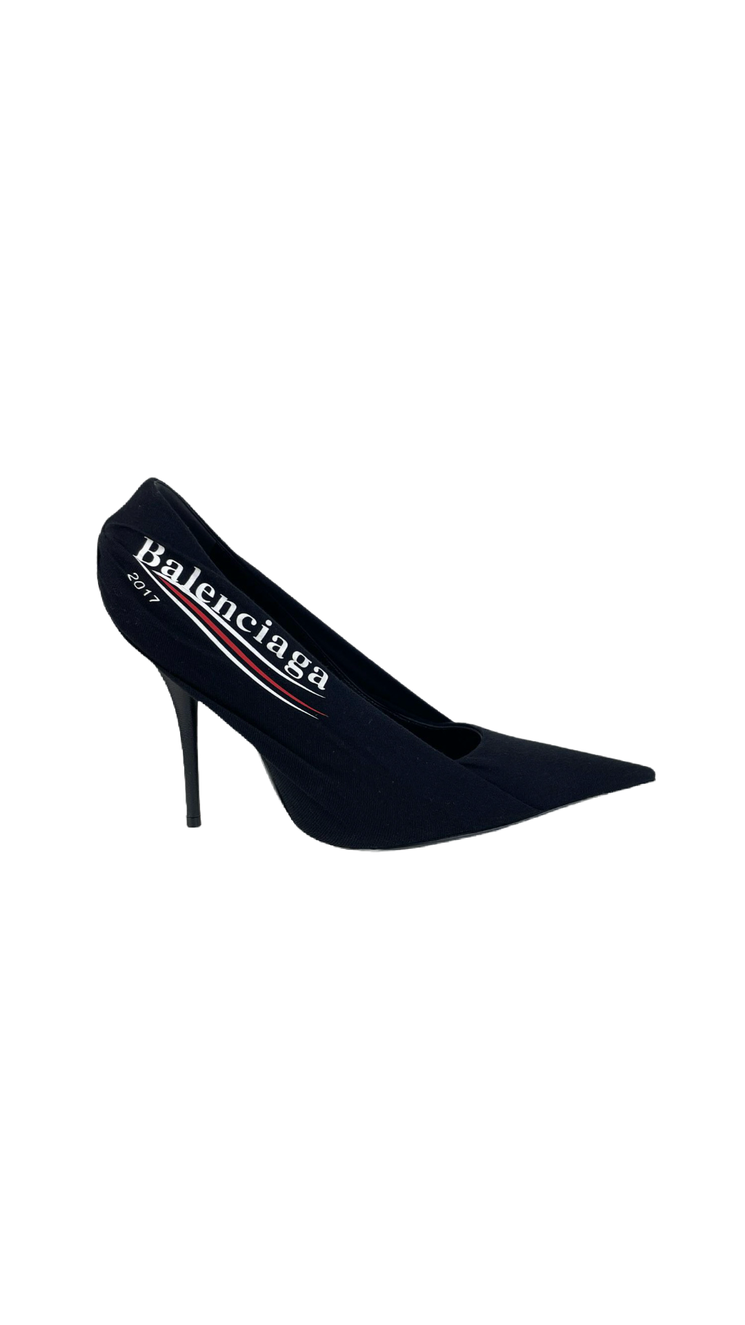 Balenciaga Black Leather Heels 37