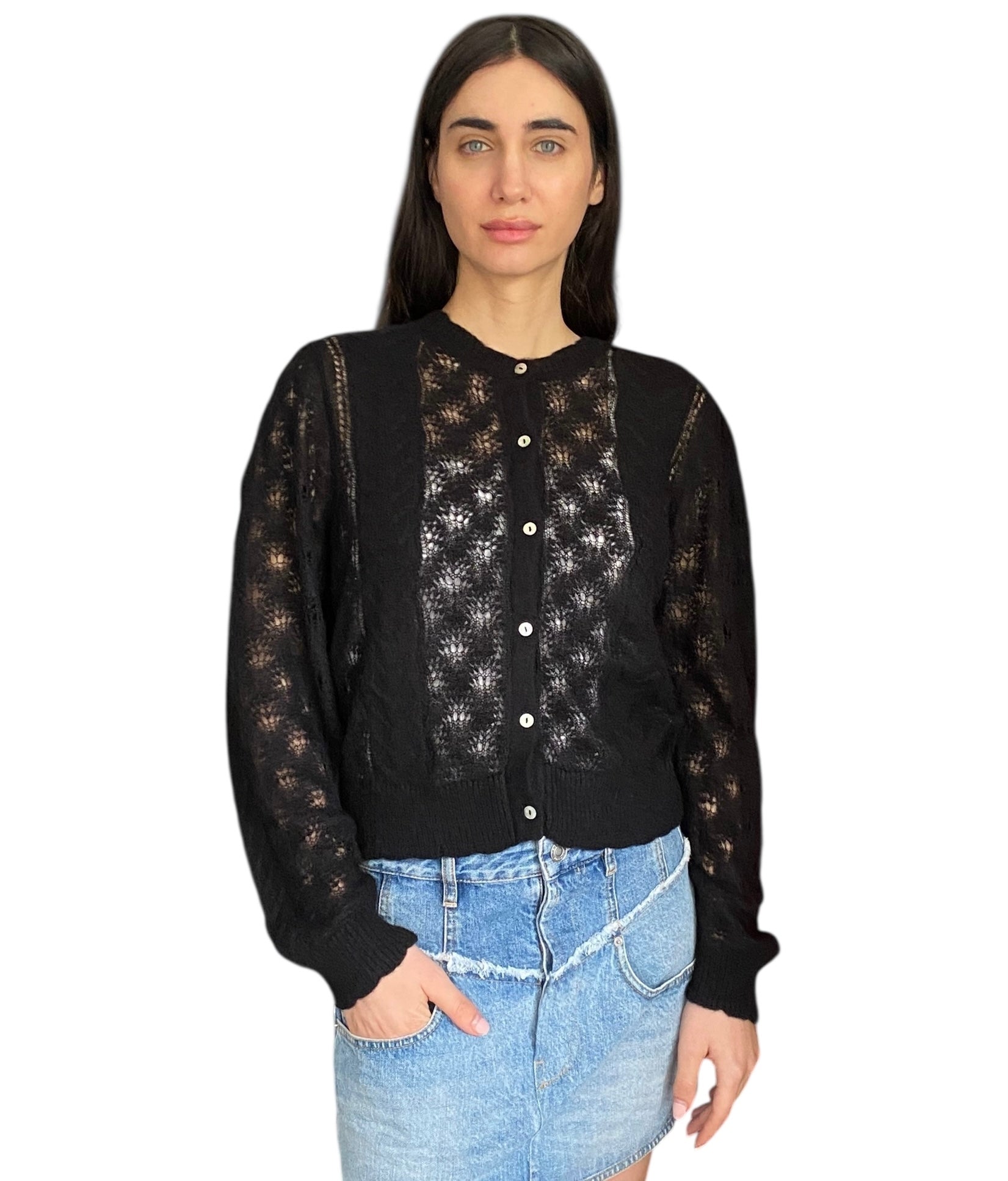 Ulla Johnson Alpaca Blend Knit igan - M / L