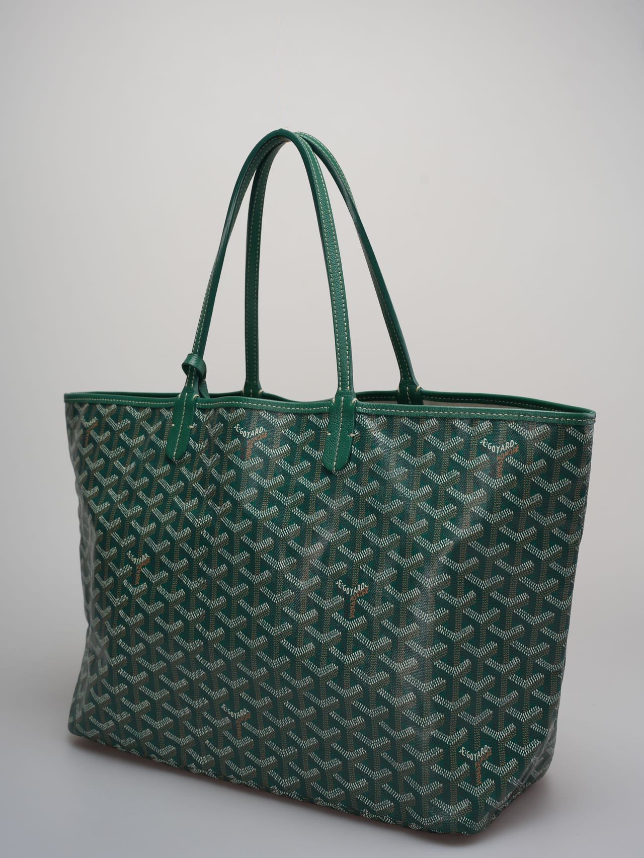 Goyard Saint Louis PM Green Shoulder Tote Bag Green