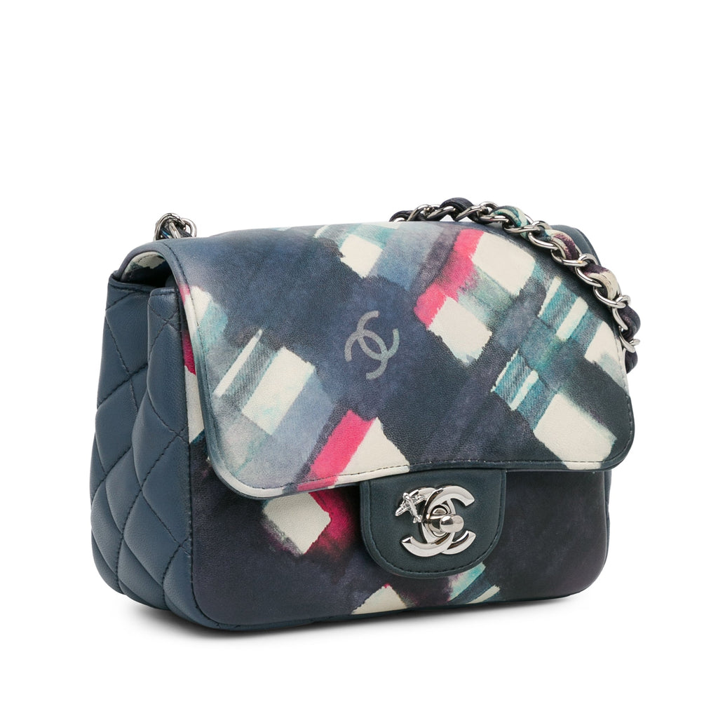 Airlines CC Flap Bag Printed Leather Mini