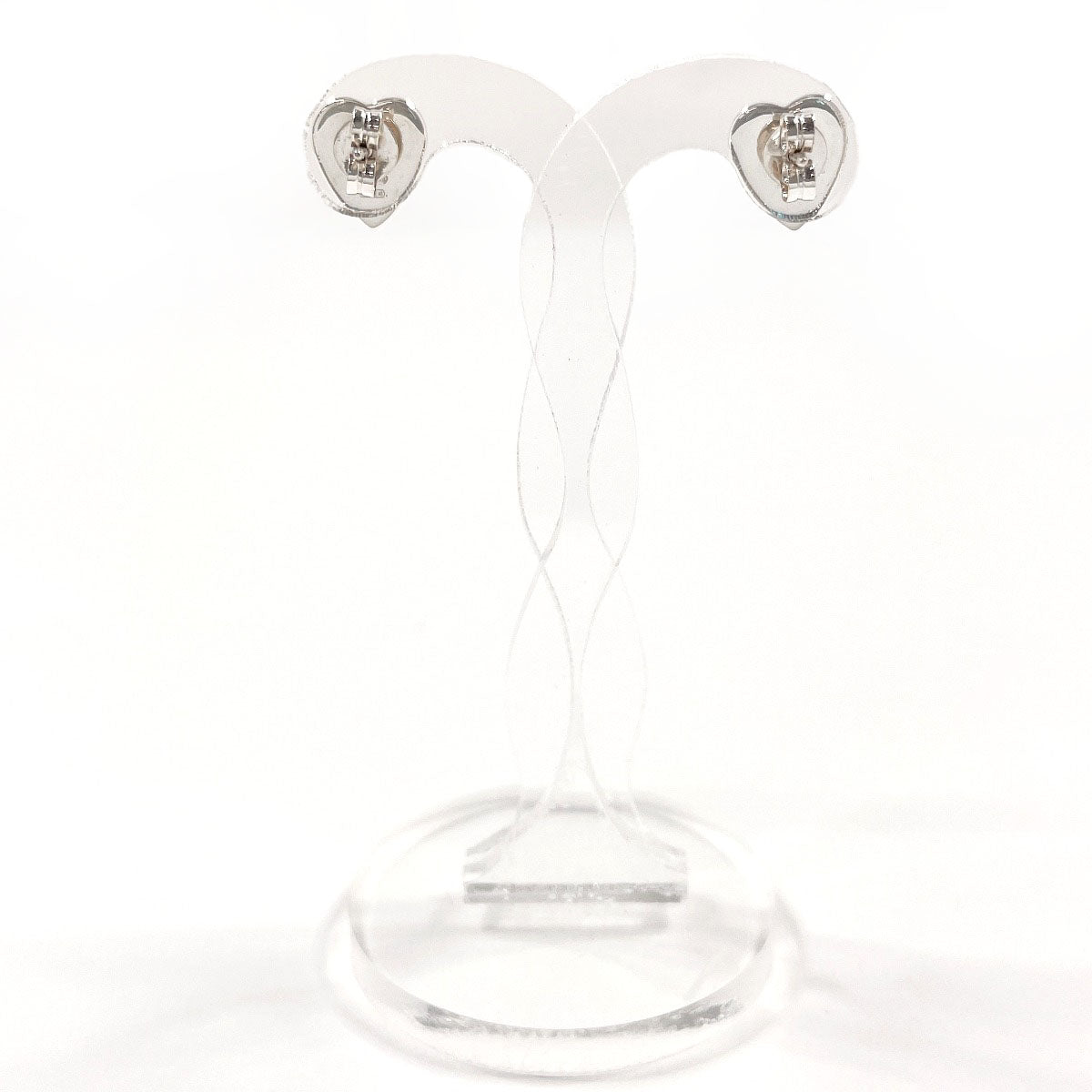 Gucci Trademark Heart Shape Silver Earrings