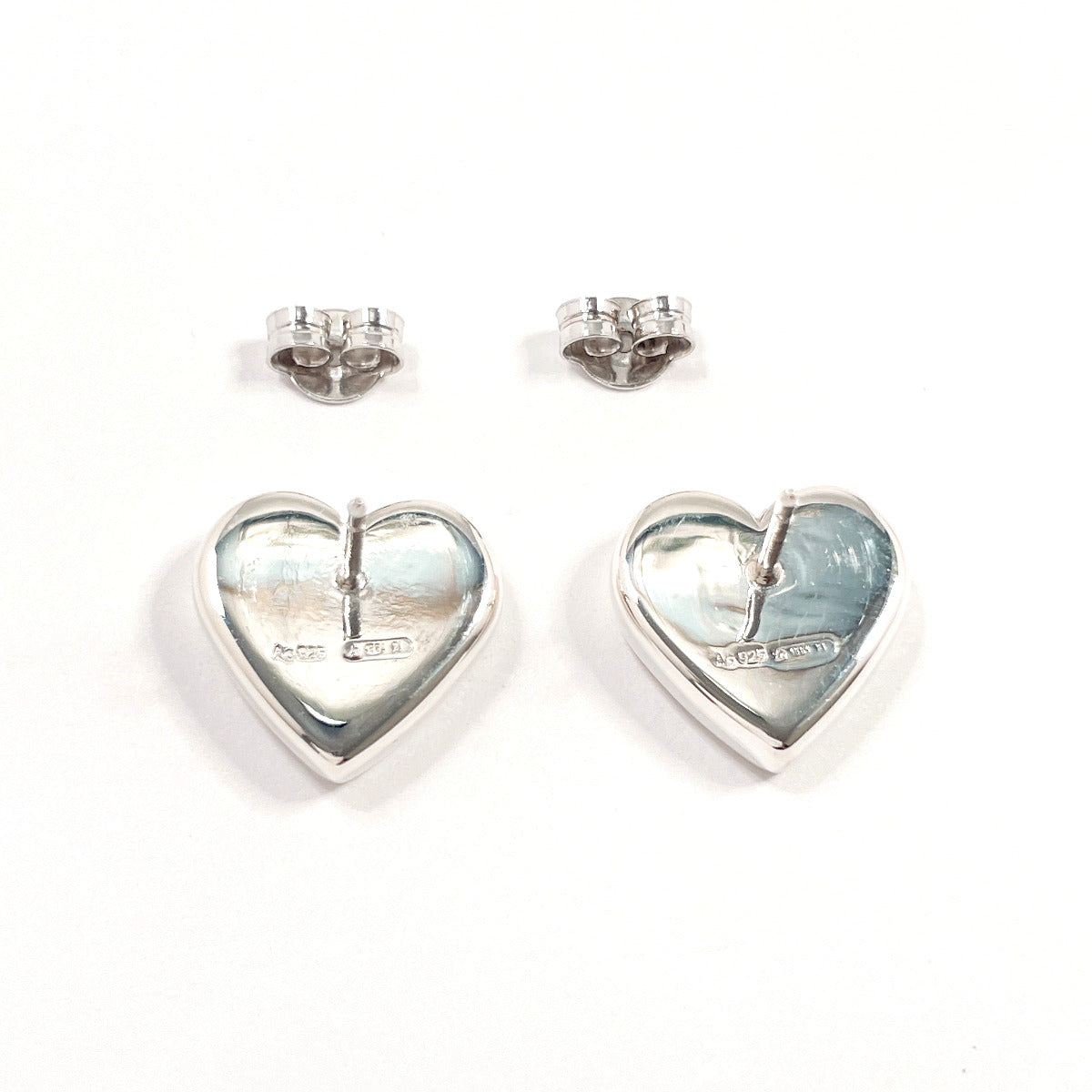 Gucci Trademark Heart Silver 925 Earrings