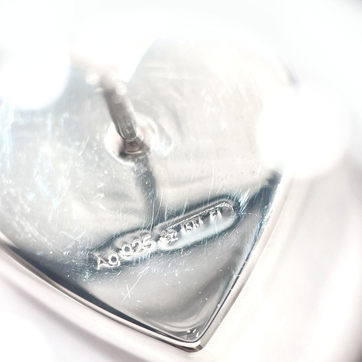Gucci Trademark Heart Silver 925 Earrings