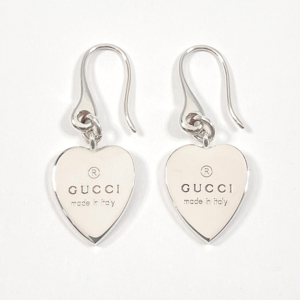 Gucci Trademark Heart Silver 925 Earrings