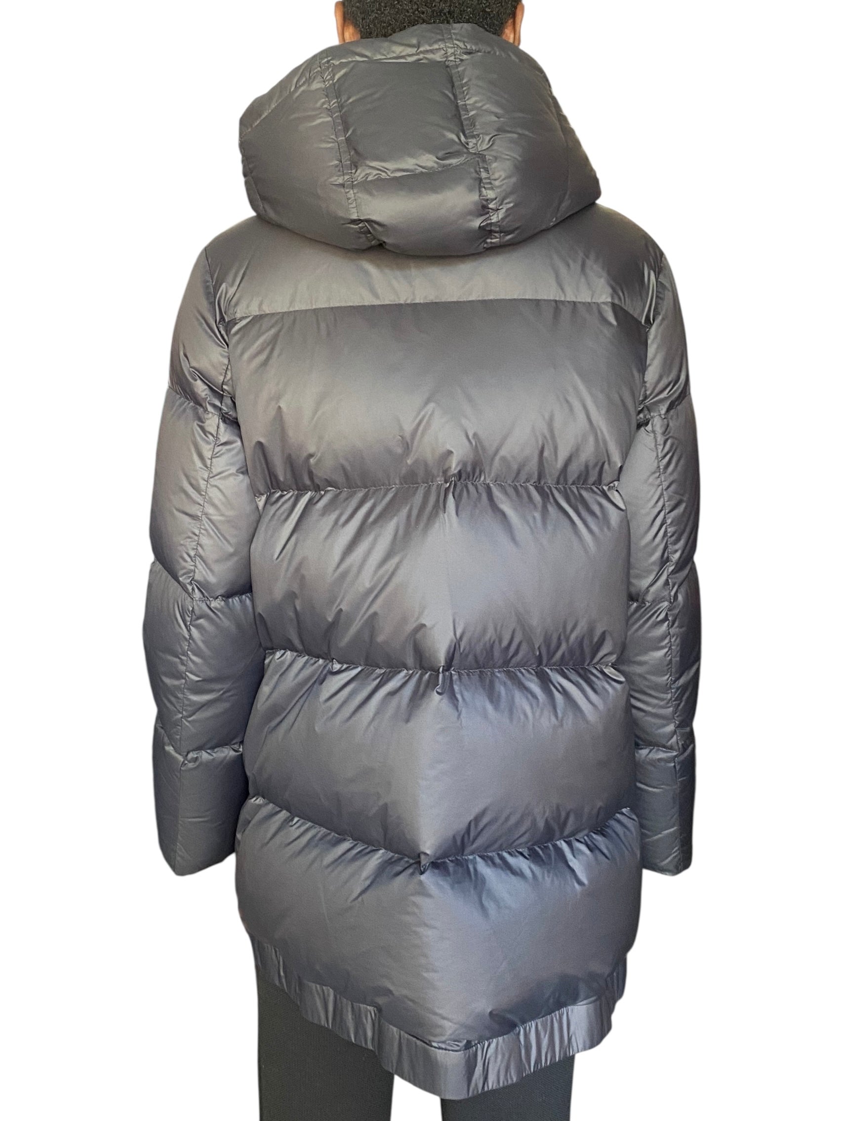 Yves Salomon Army Black Down Parka - 34 / XS