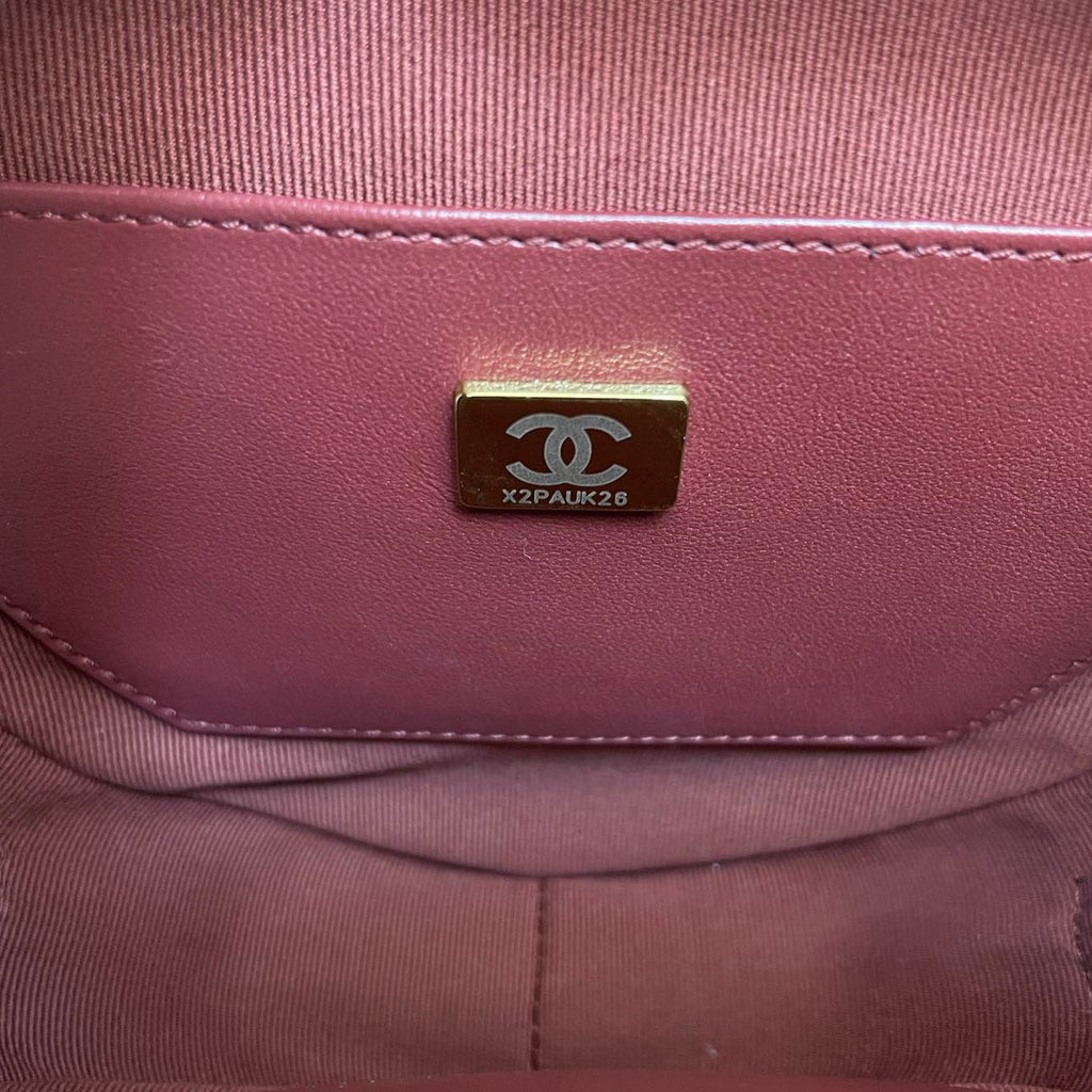 Chanel Large Heart Bag In Black Quilted Lambskin Leather