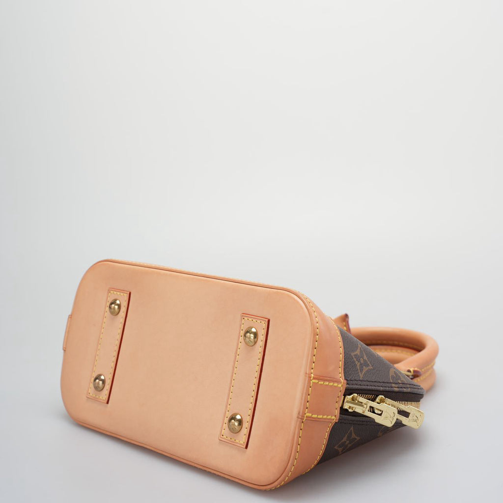 Louis Vuitton Alma BB Monogram Brown Shoulder Bag From 2017