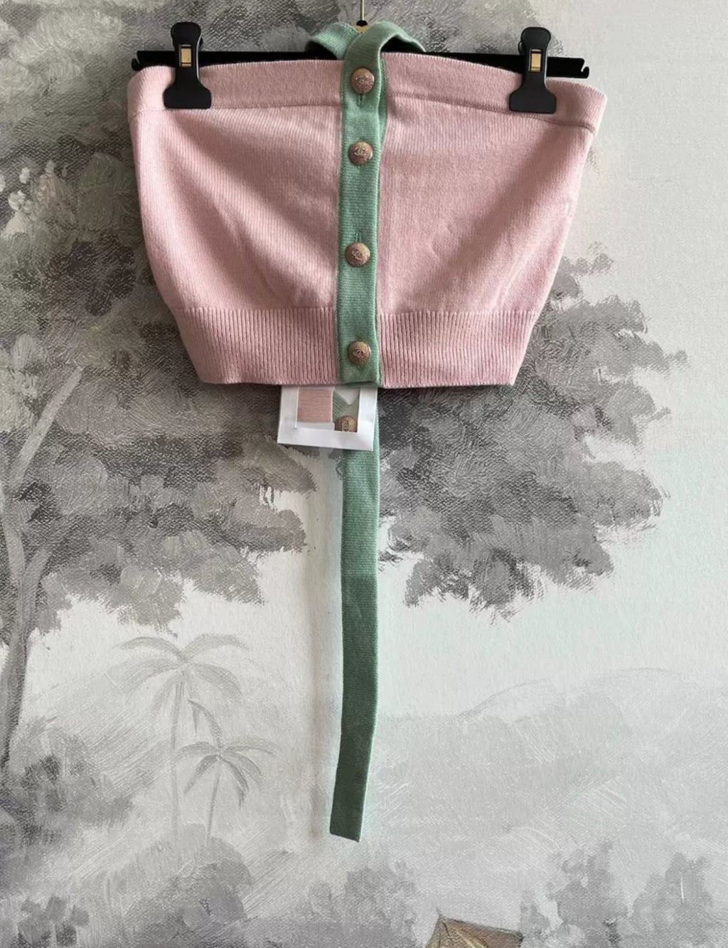 Chanel 24C pink cashmere top