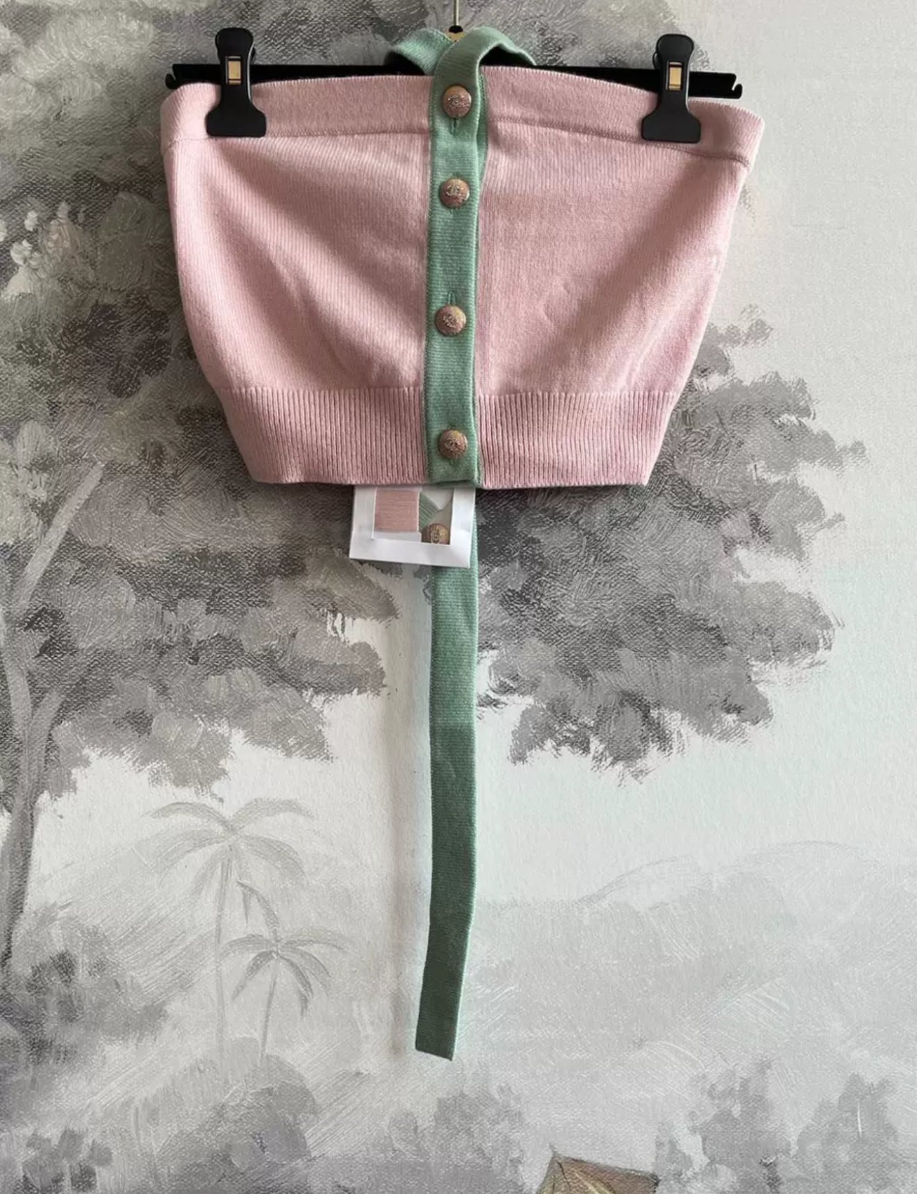 Chanel 24C pink cashmere top