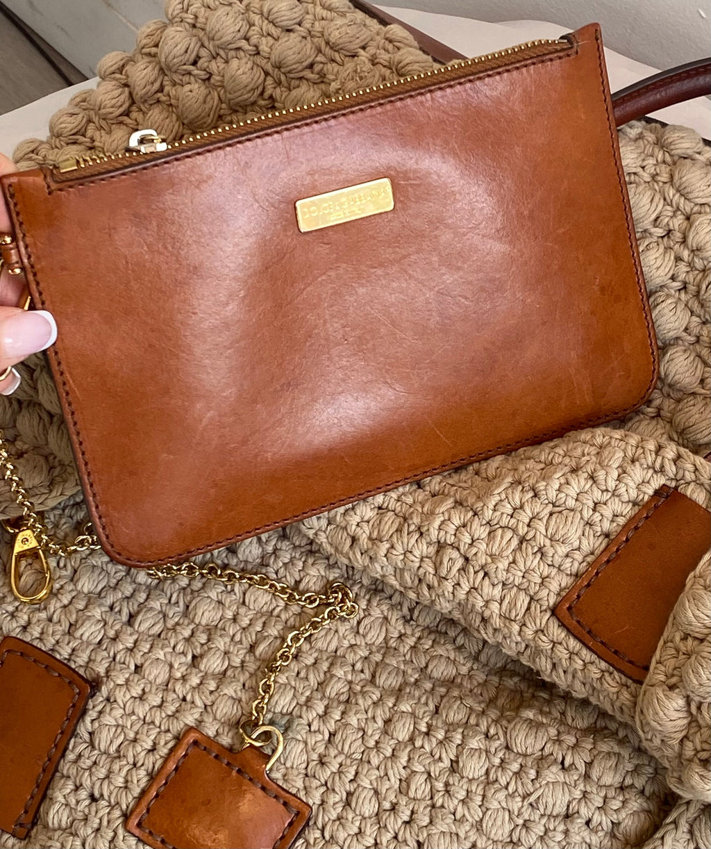 Dolce & Gabbana Woven Tote Bag