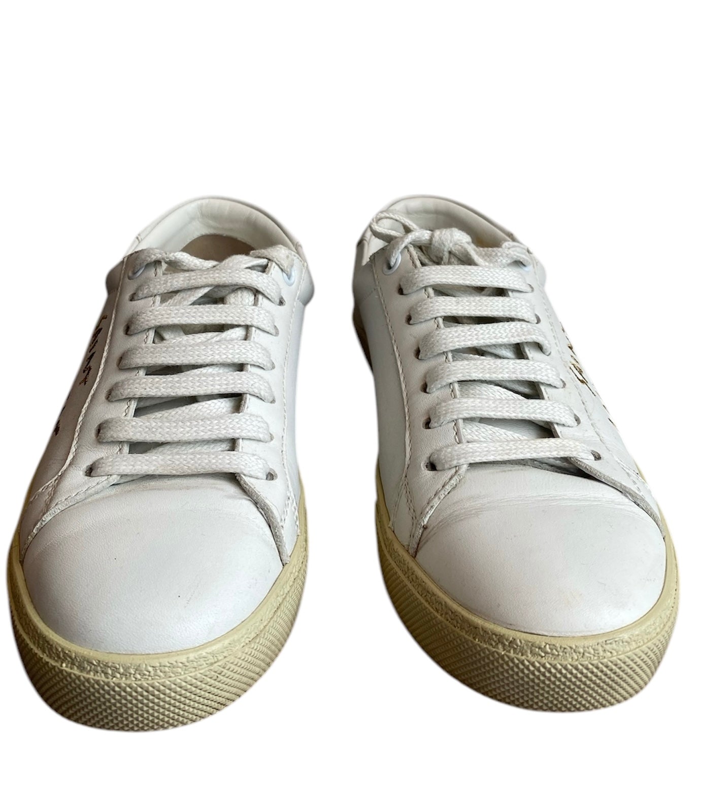 Saint Laurent White Low Sneakers - 36