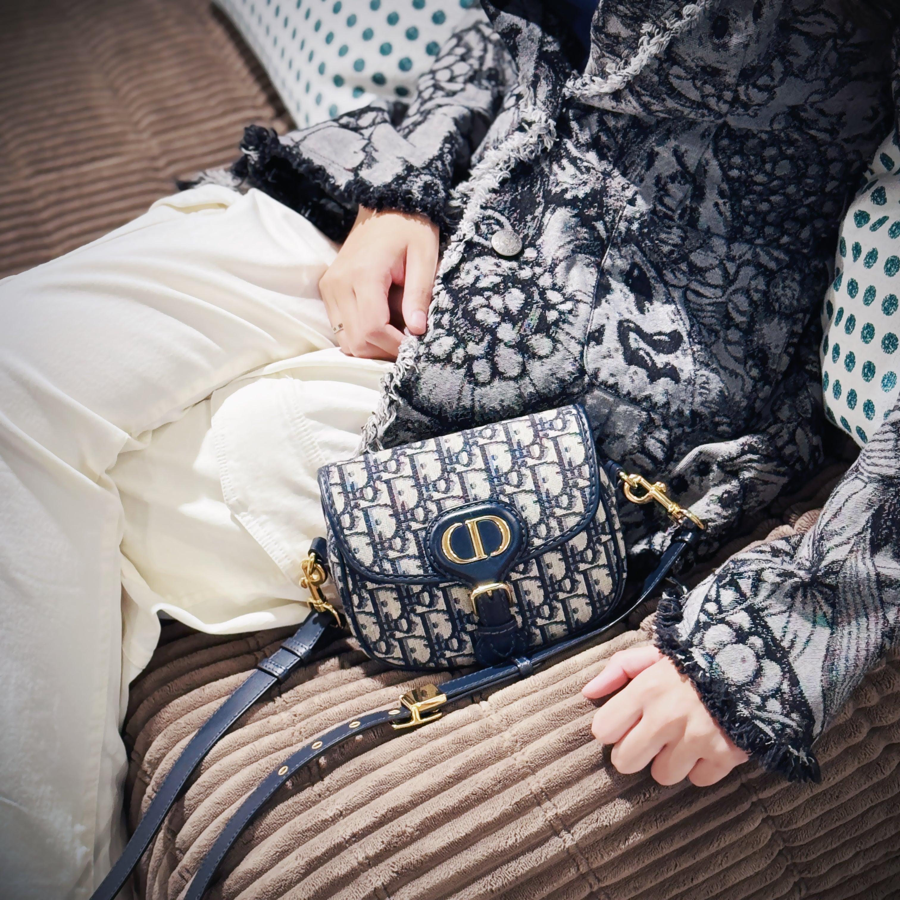 Christian Dior Oblique Jacquard Small Bobby Bag TWS