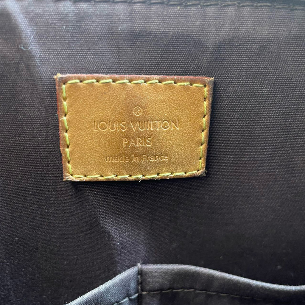 Louis Vuitton Alma PM in Vernis Leather Burgundy Color