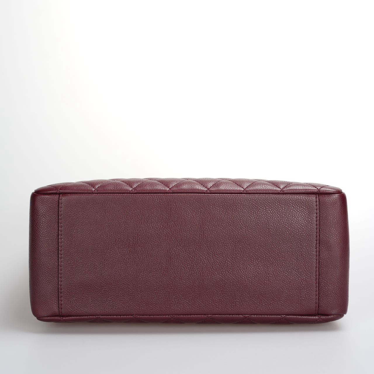 Chanel shopping Tote Burgundy medium Cavier Leather