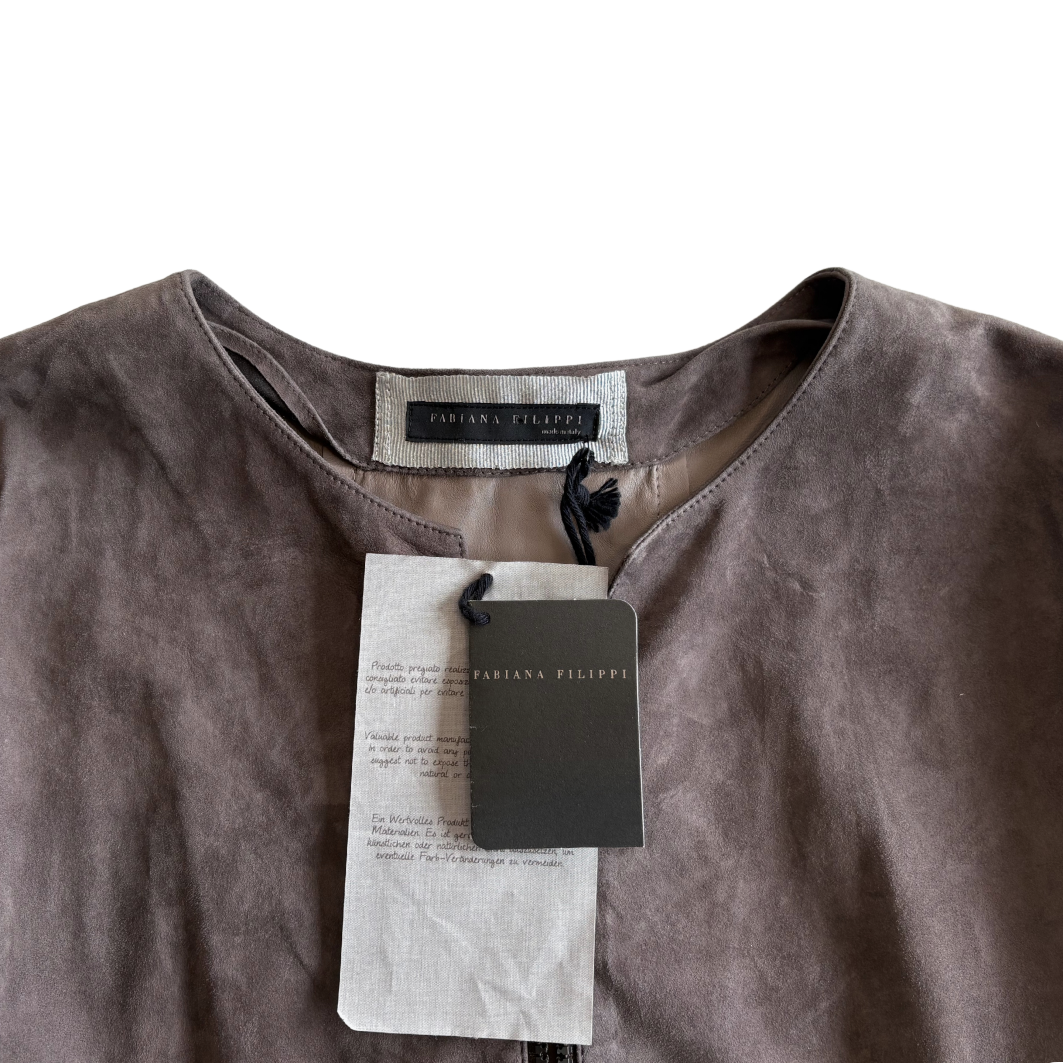 Fabiana Filippi Suede Jacket - Women's 46