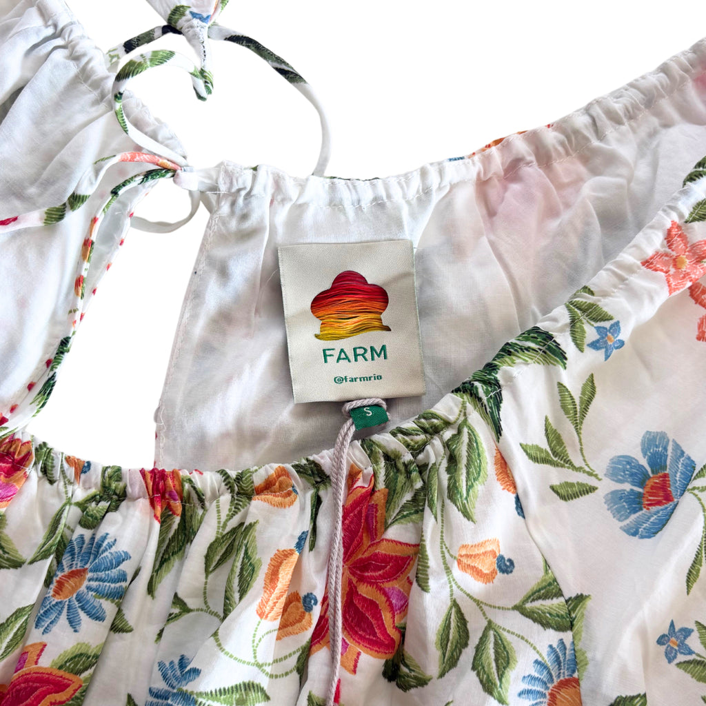 Farm Rio 'Bloom Garden' Mini Dress - Women's S