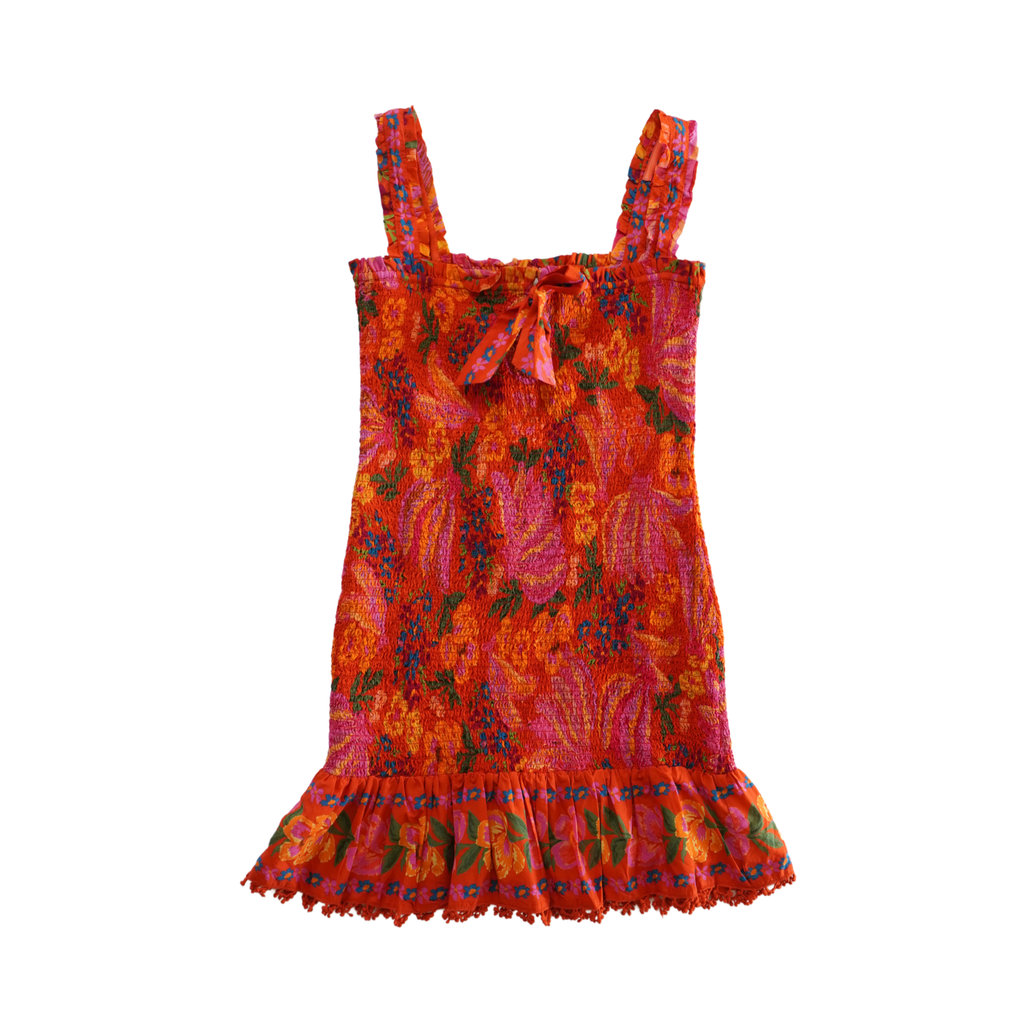 Farm Rio 'Red Spring Bananas' Dress - Women's M