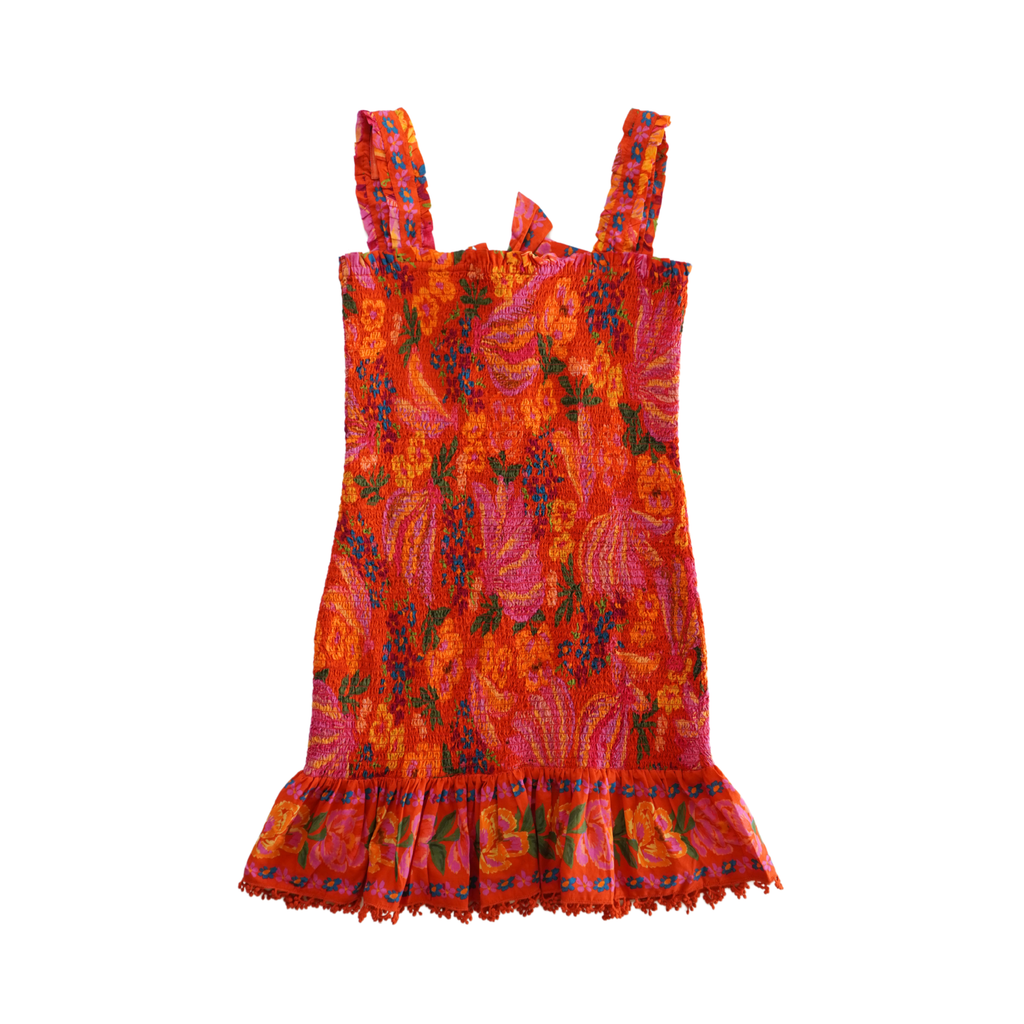 Farm Rio 'Red Spring Bananas' Dress - Women's M