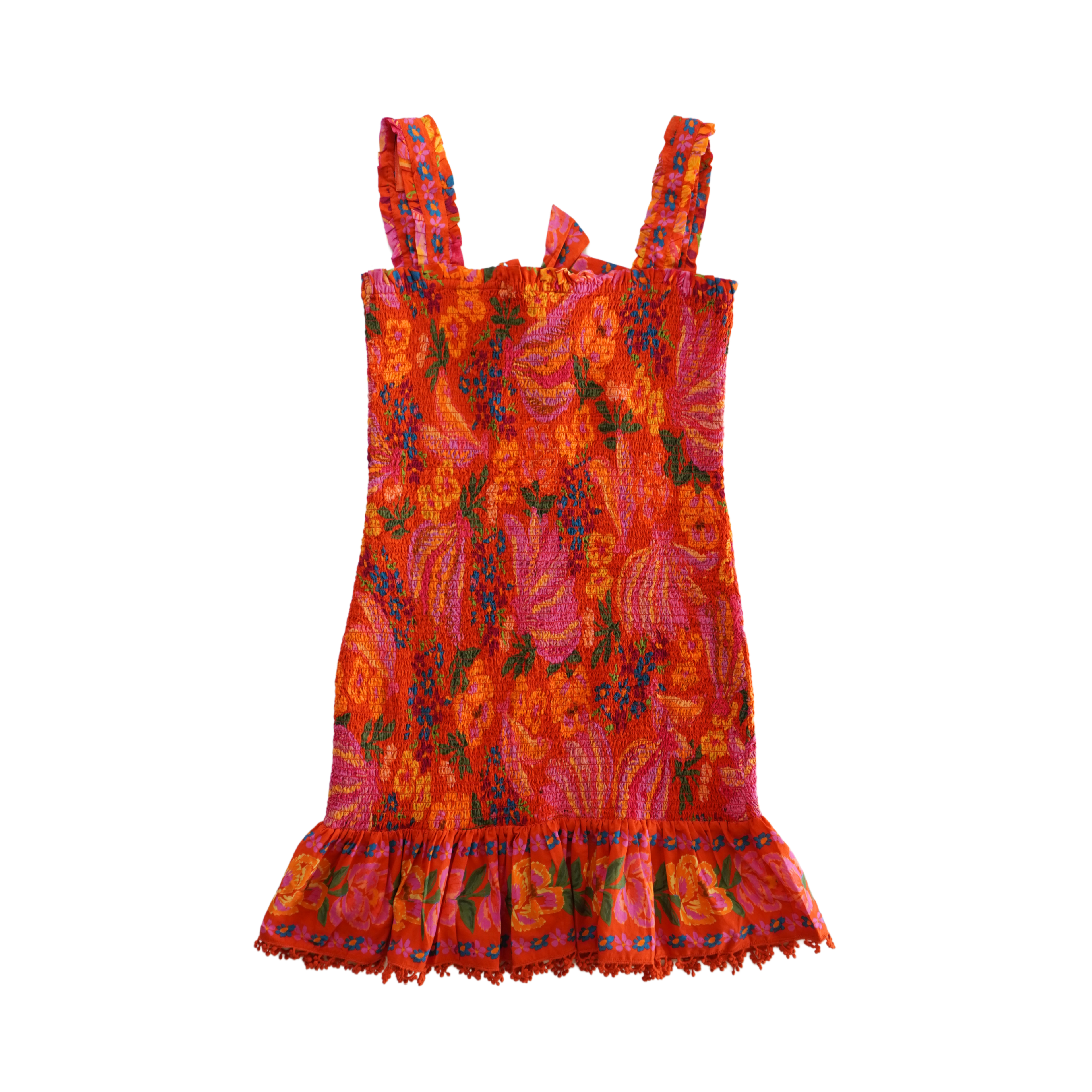 Farm Rio 'Red Spring Bananas' Dress - Women's M