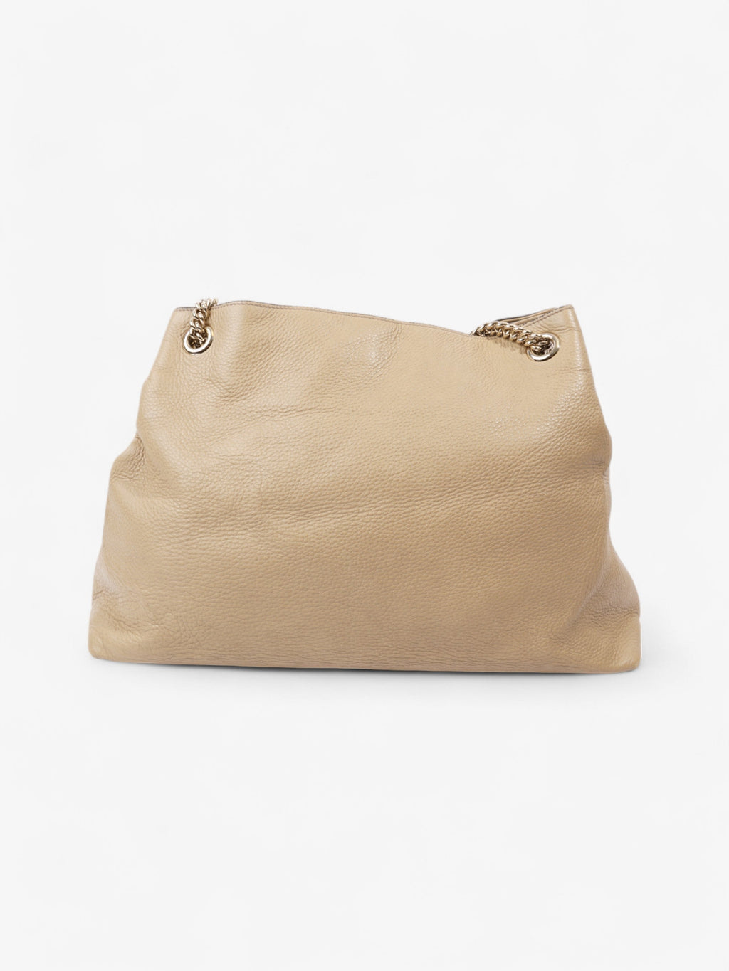 Gucci Soho Chain Tote Light Beige Calfskin Leather Large