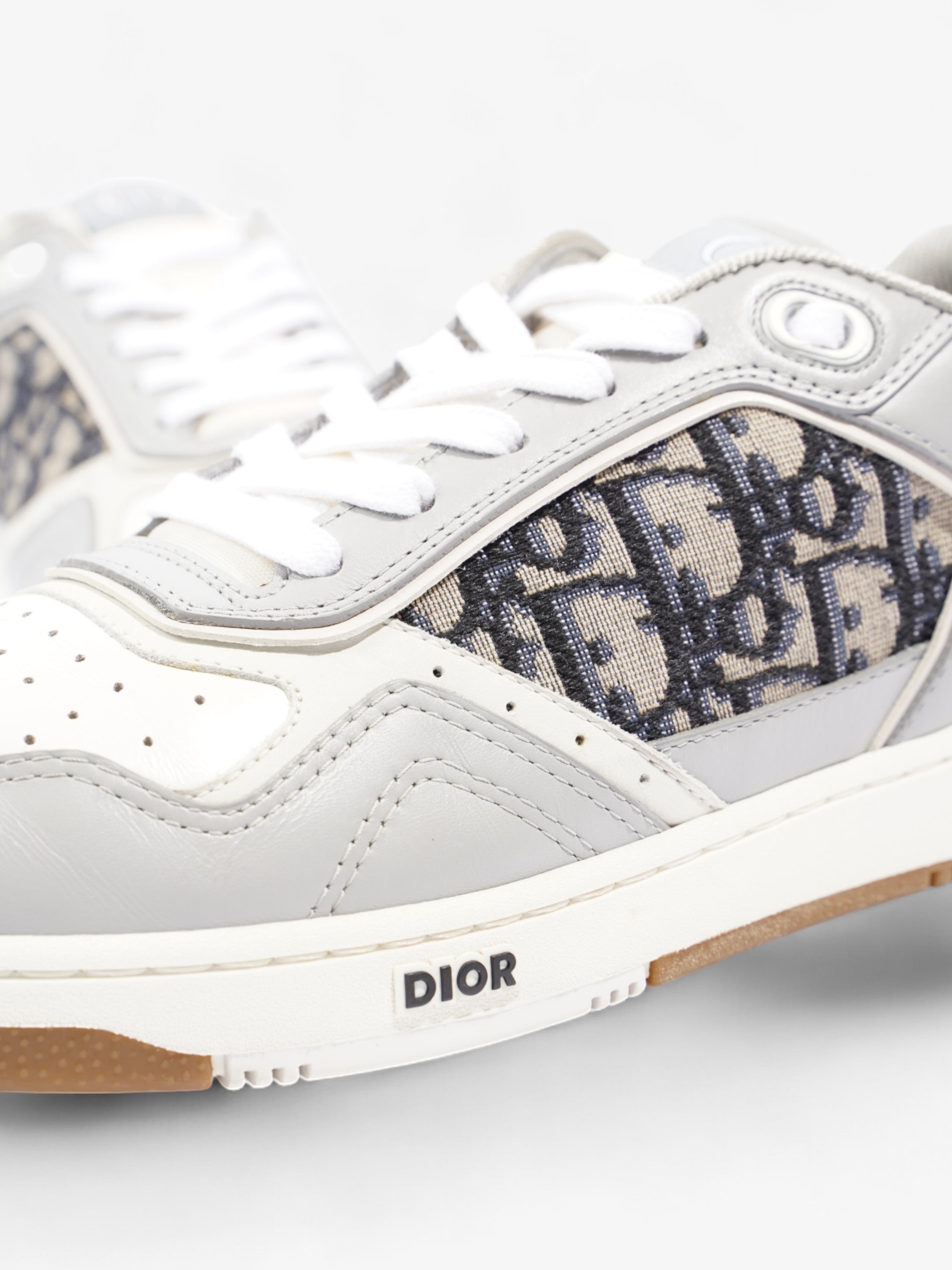 Christian Dior B27 White  / Grey / Black Leather EU 42 UK 8
