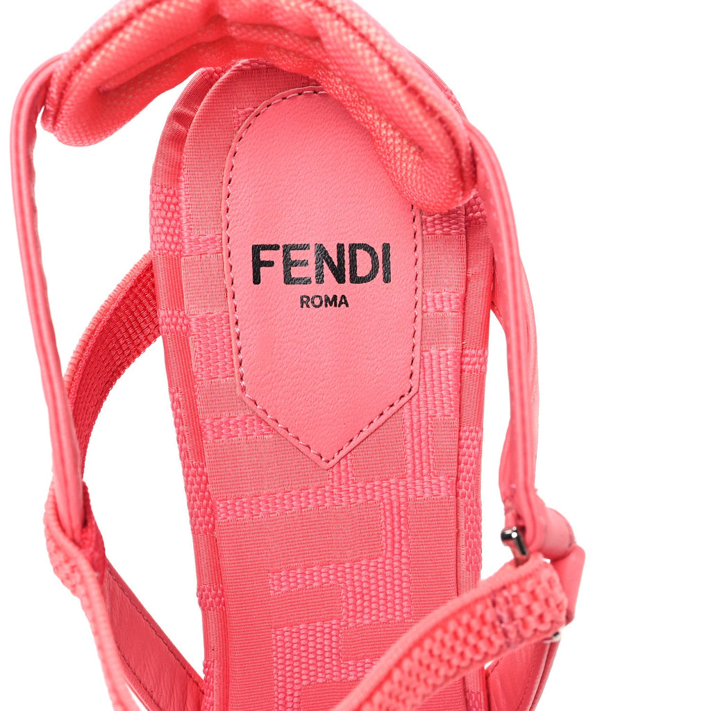 FENDI COLIBRÌ FF LOGO POINTED-TOE SLINGBACK PUMPS