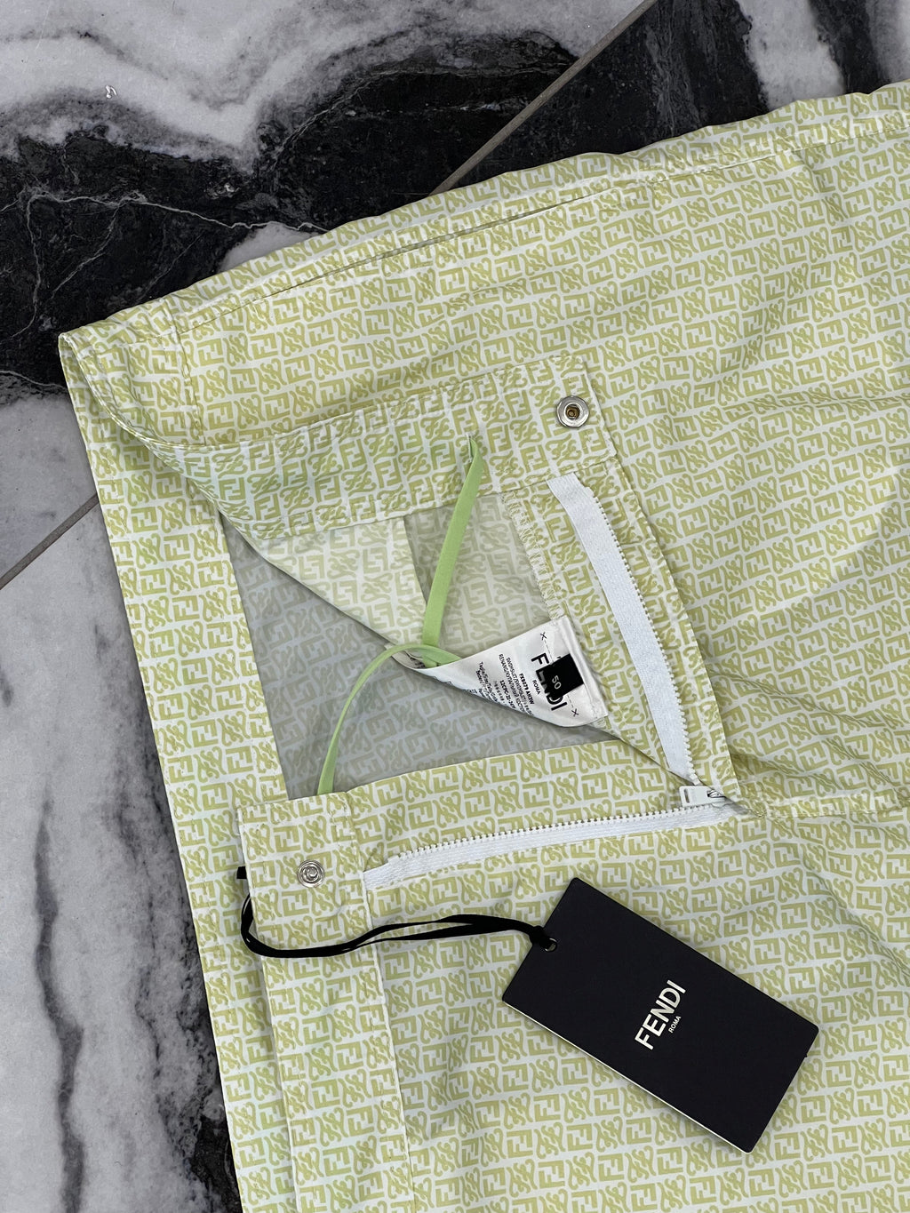 FENDI FF LOGO SWIM SHORTS