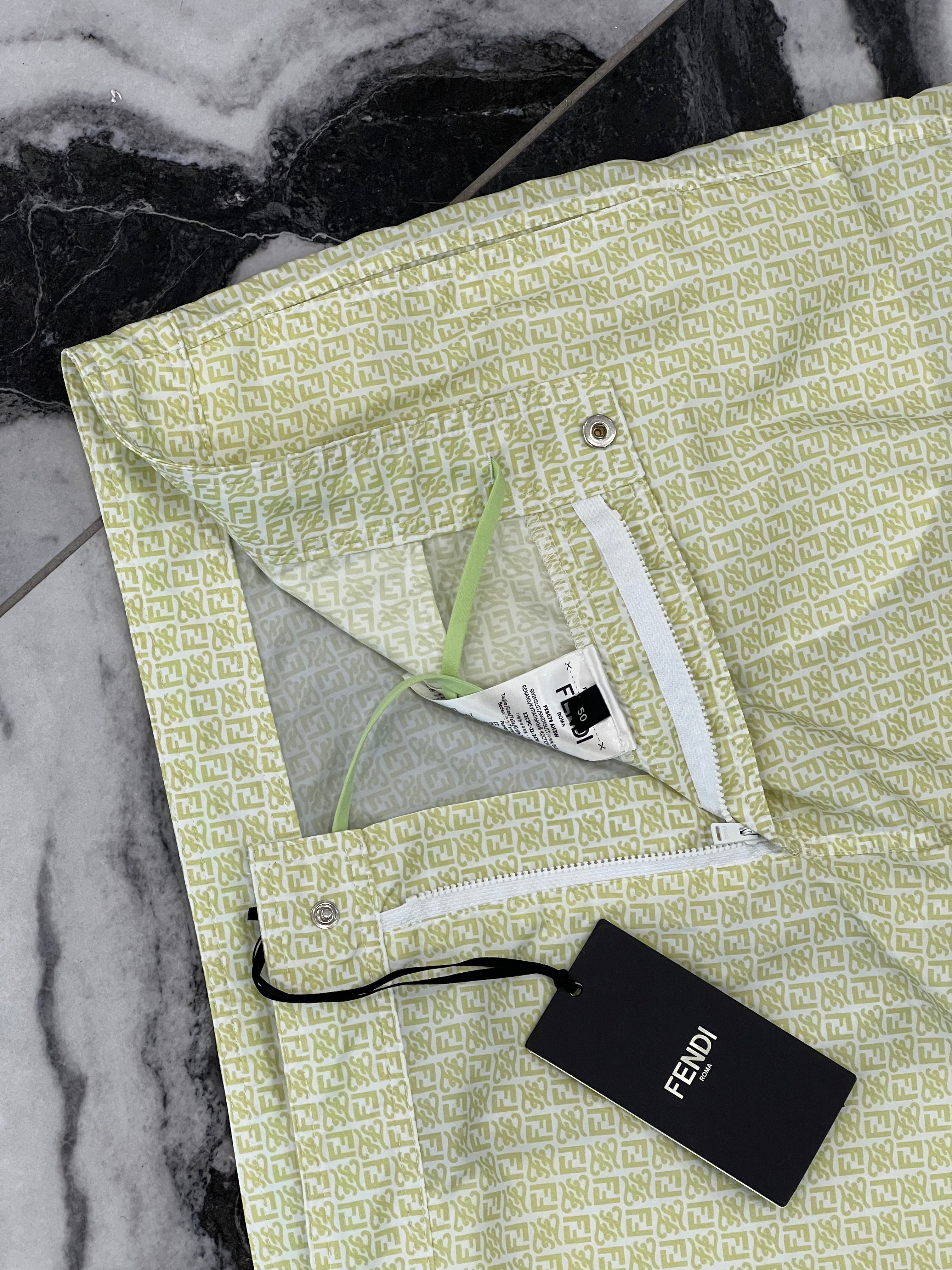 FENDI FF LOGO SWIM SHORTS