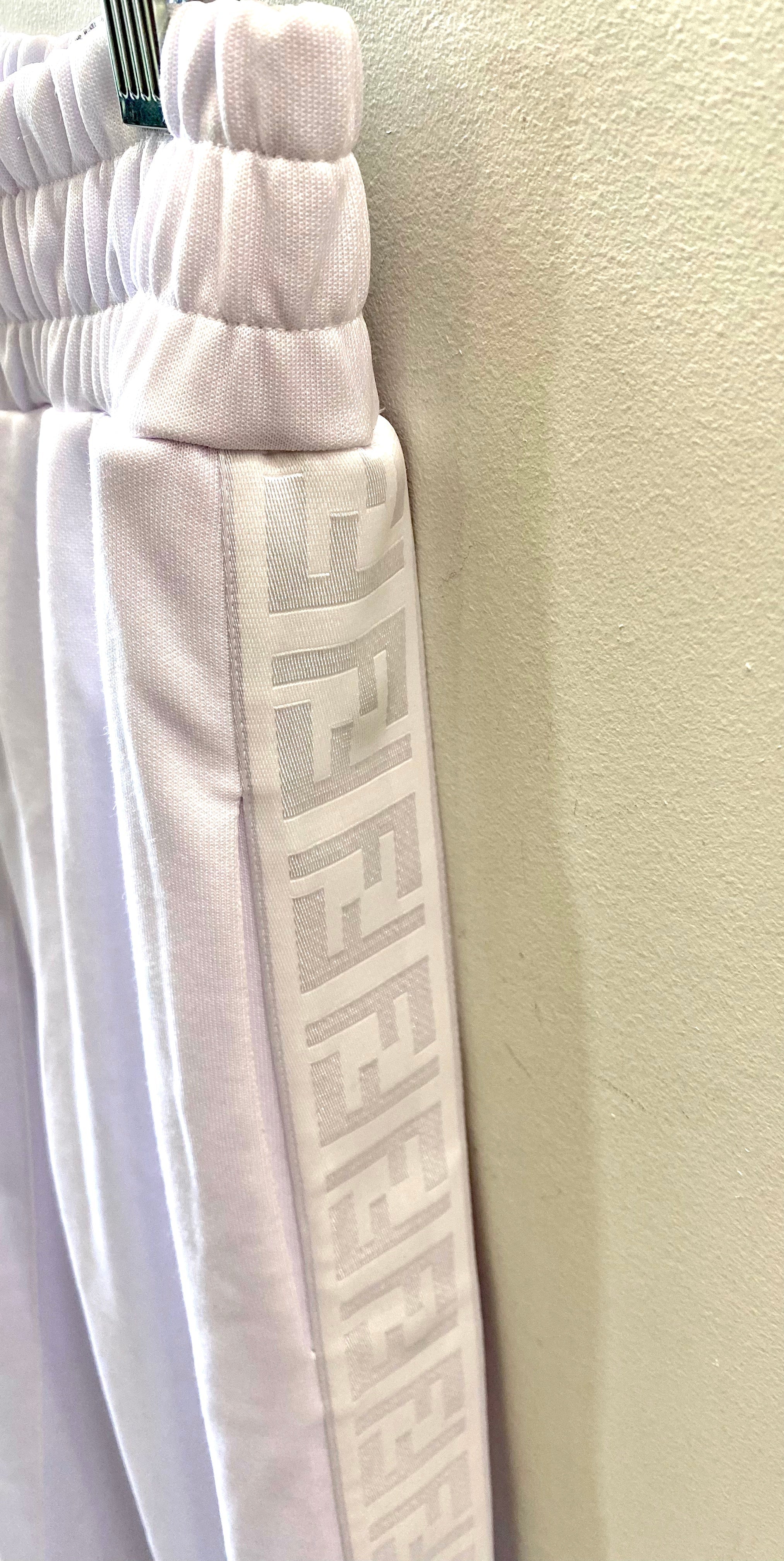 FENDI WIDE LEG FENDIRAMA JOGGERS WITH SIDE MONOGRAM BAND