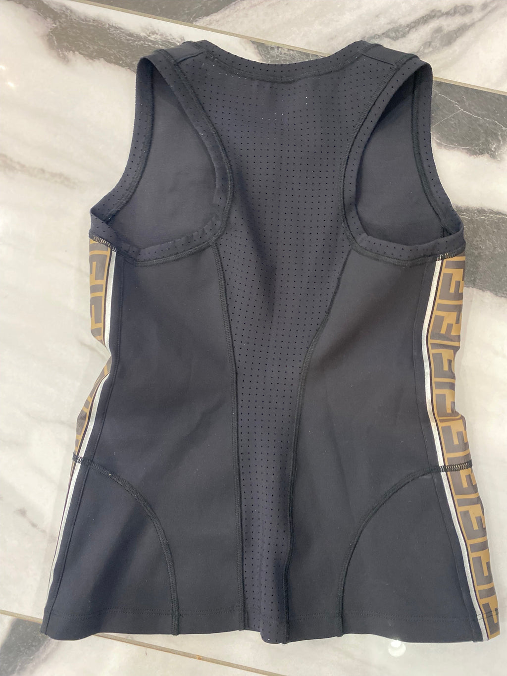 FENDI FF SPORT LOGO TANK TOP