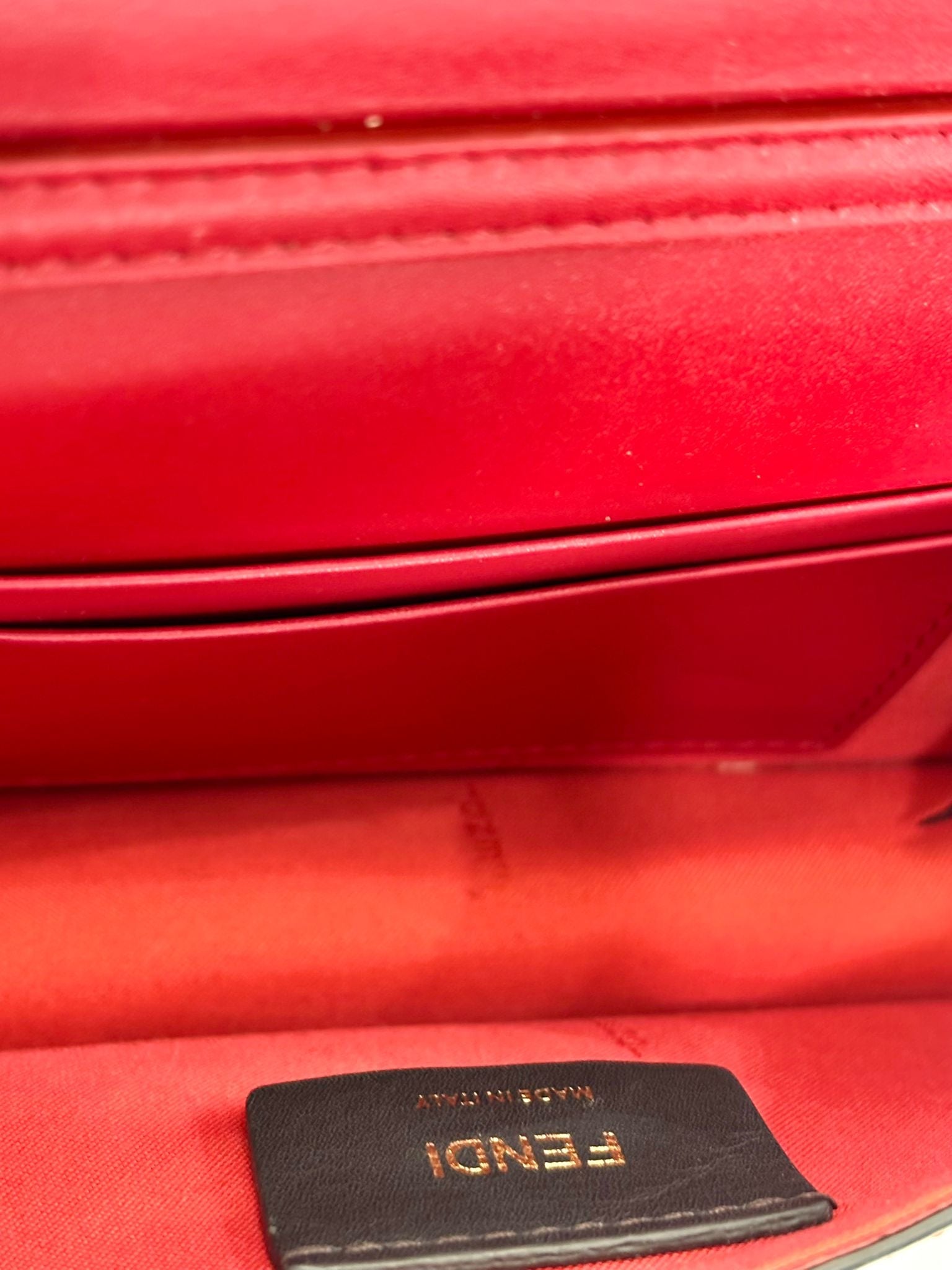 FENDI VITELLO F CONVERTIBLE BELT BAG