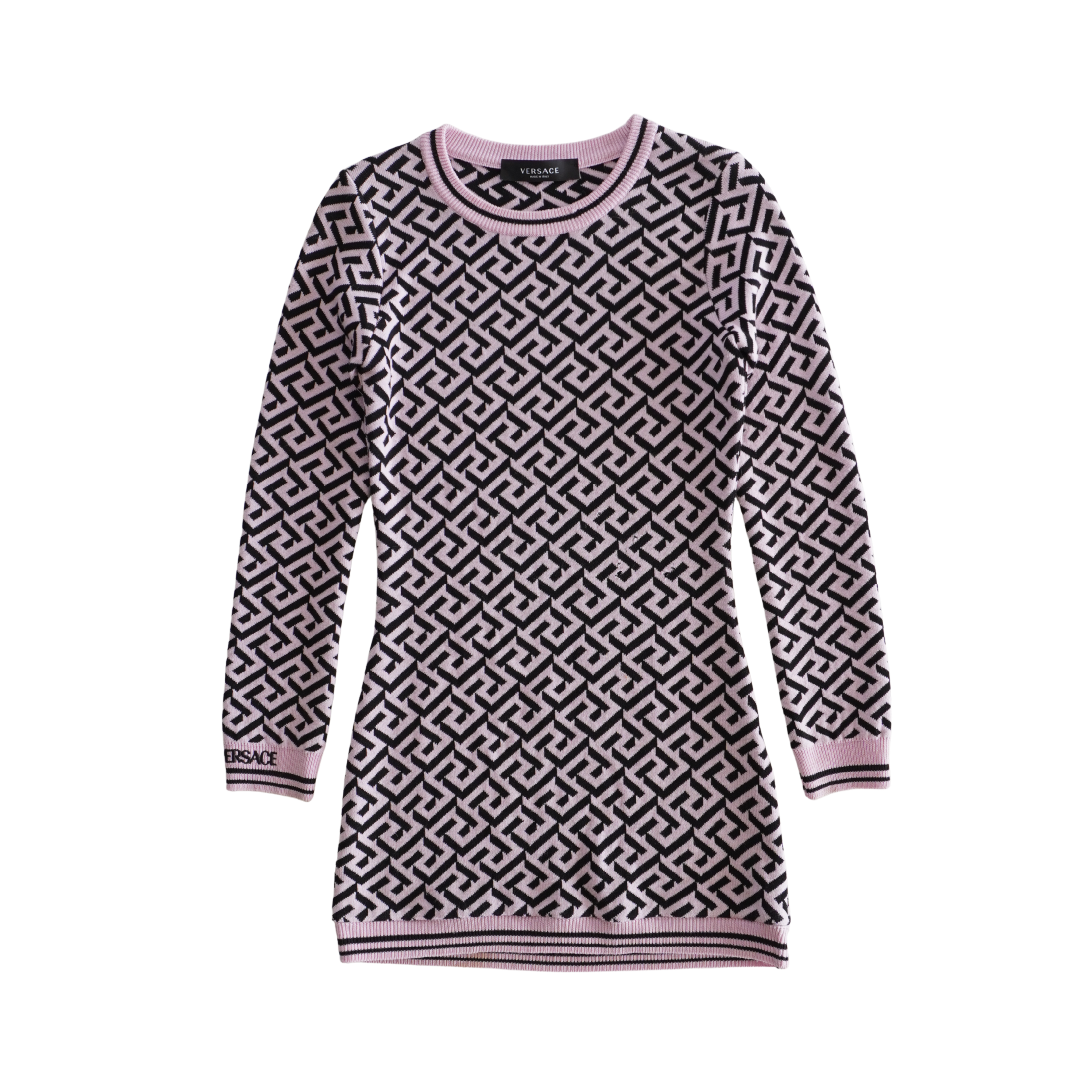 Versace 'La Greca' Knit Dress - Women's 42