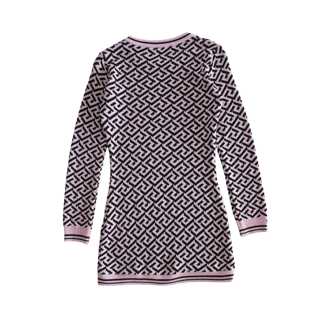 Versace 'La Greca' Knit Dress - Women's 42