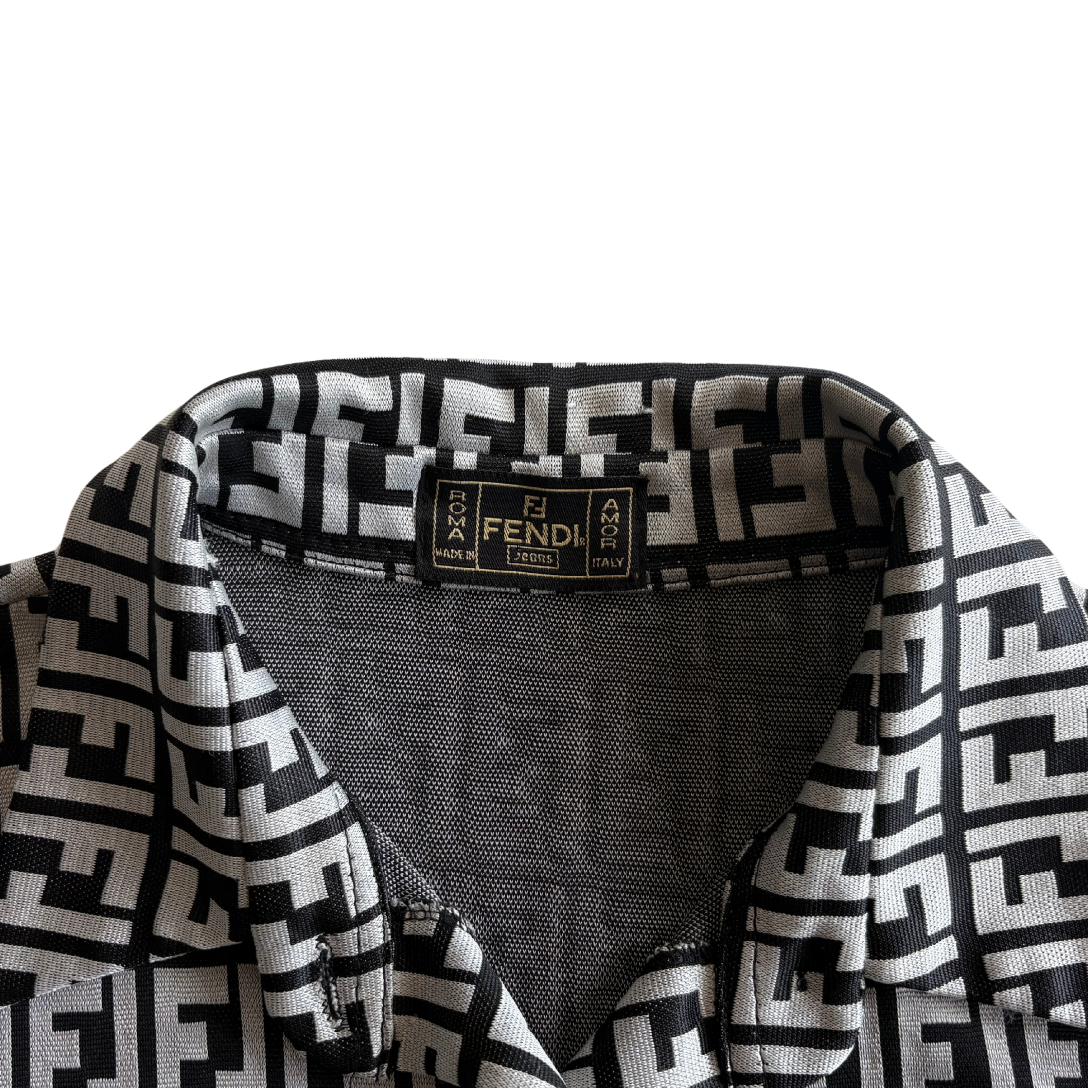 Fendi 'Zucca' Button-Down Shirt - Women's S