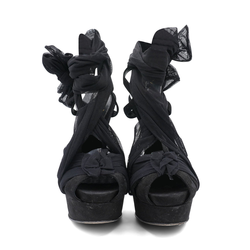 Fendi 'Cinderella' Platform Heels - Women's 38.5