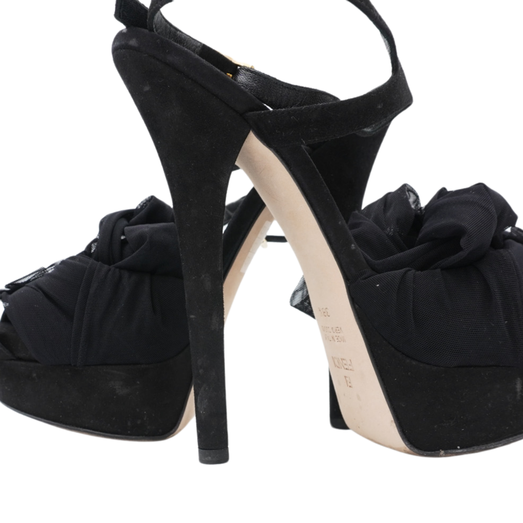 Fendi 'Cinderella' Platform Heels - Women's 38.5