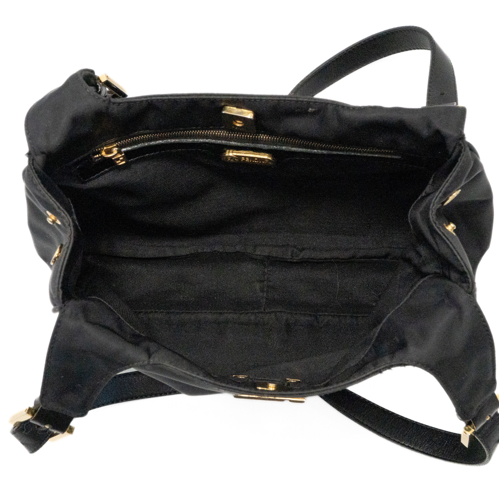 Fendi Nylon 'FF' Shoulder Bag