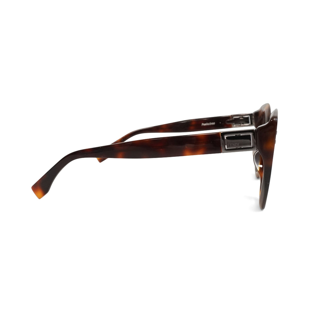 Fendi 'Peekaboo' Rounded Cateye Sunglasses