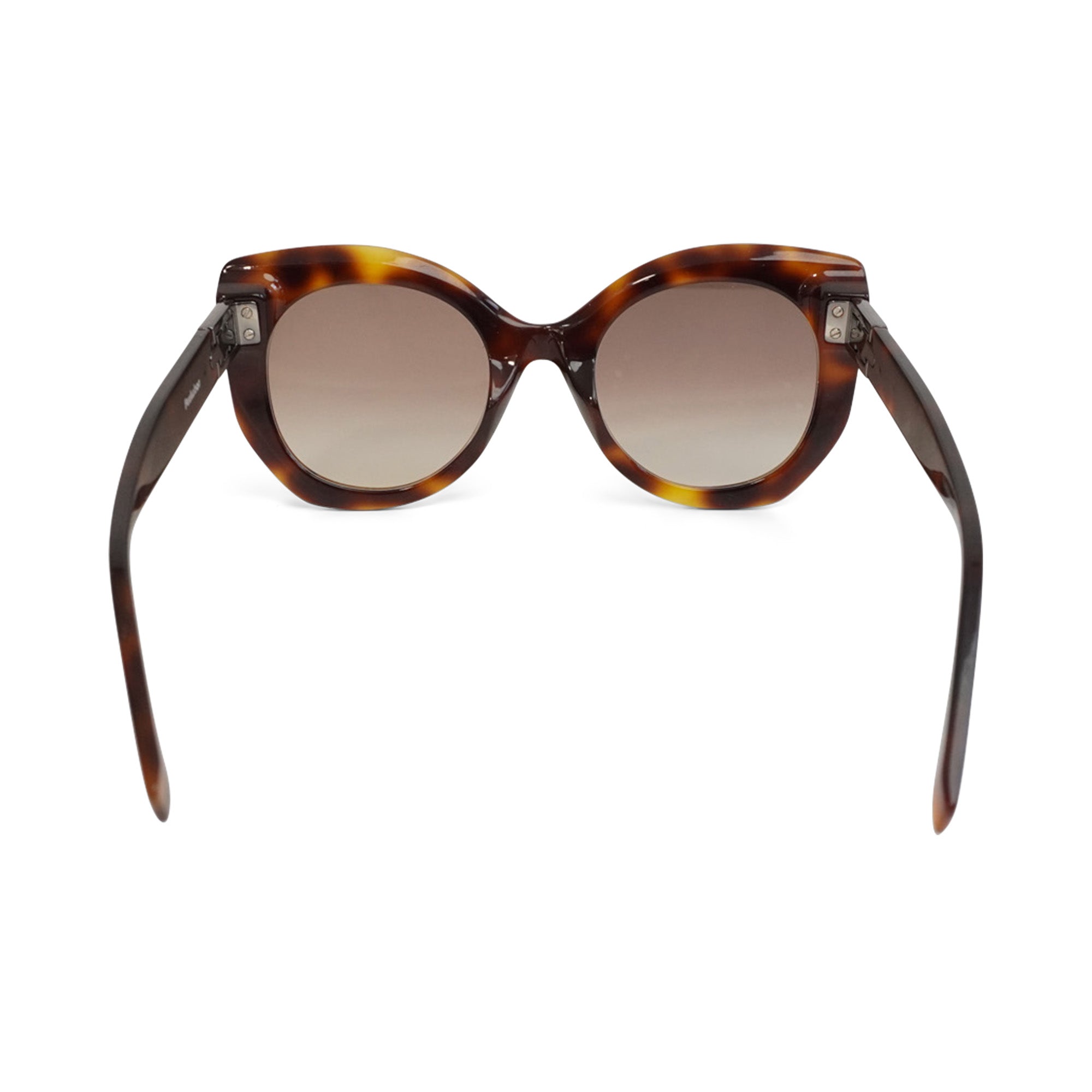 Fendi 'Peekaboo' Rounded Cateye Sunglasses