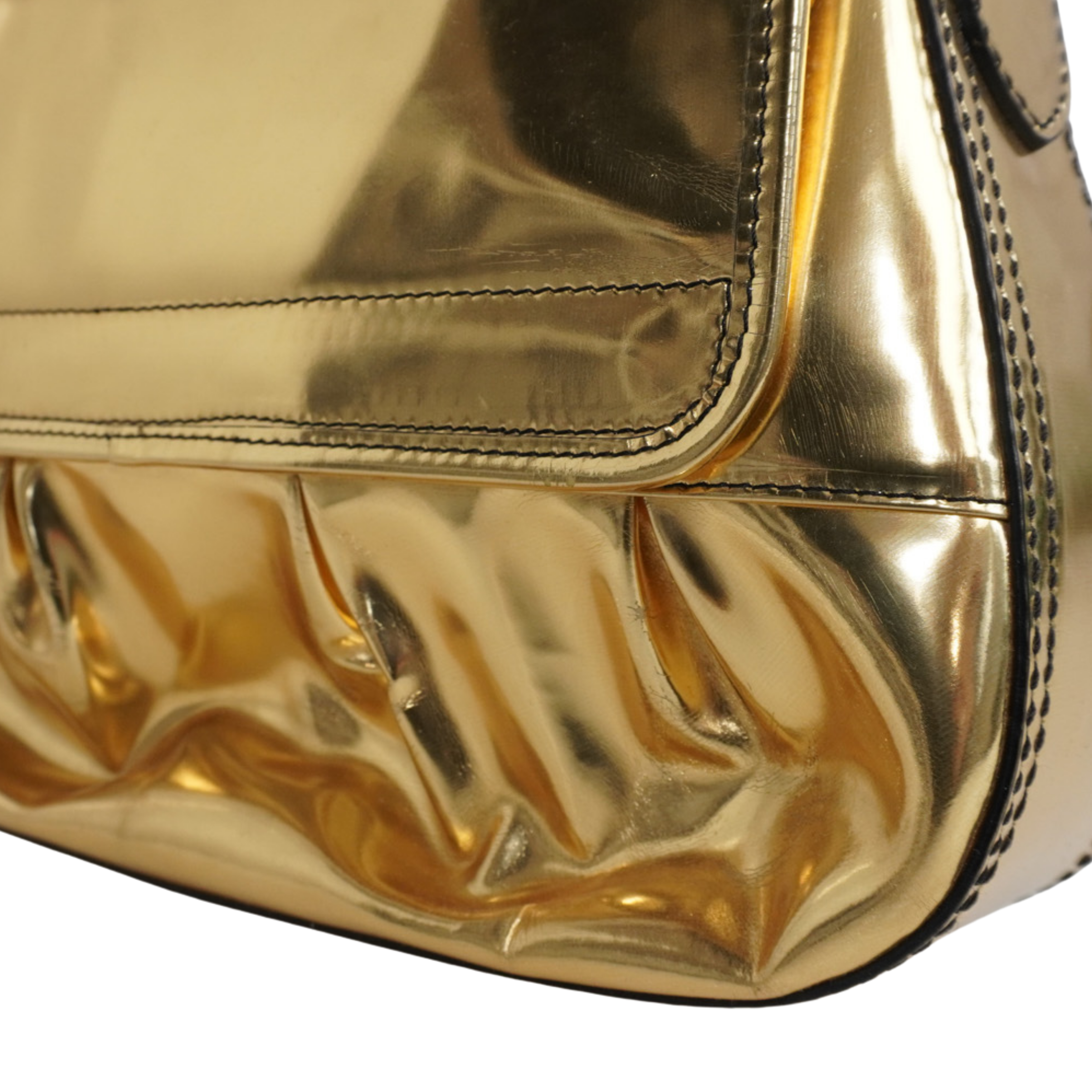Fendi 'B Bis' Metallic Shoulder Bag